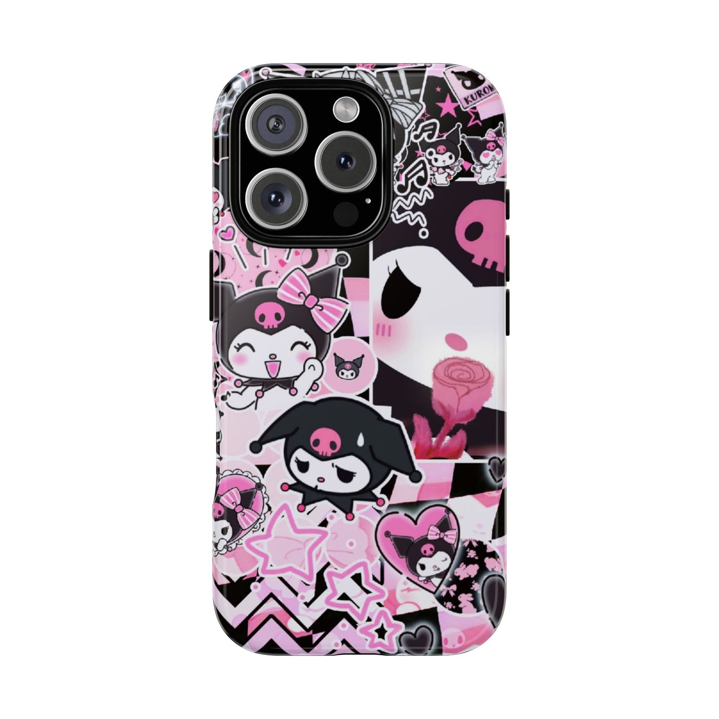 Kuromi Gothic Phone Case, Tough Phone Case, Kawaii Phone Cover, Unique Mobile Accessory, Gifts for Her Kuromi back to school purple kuromi