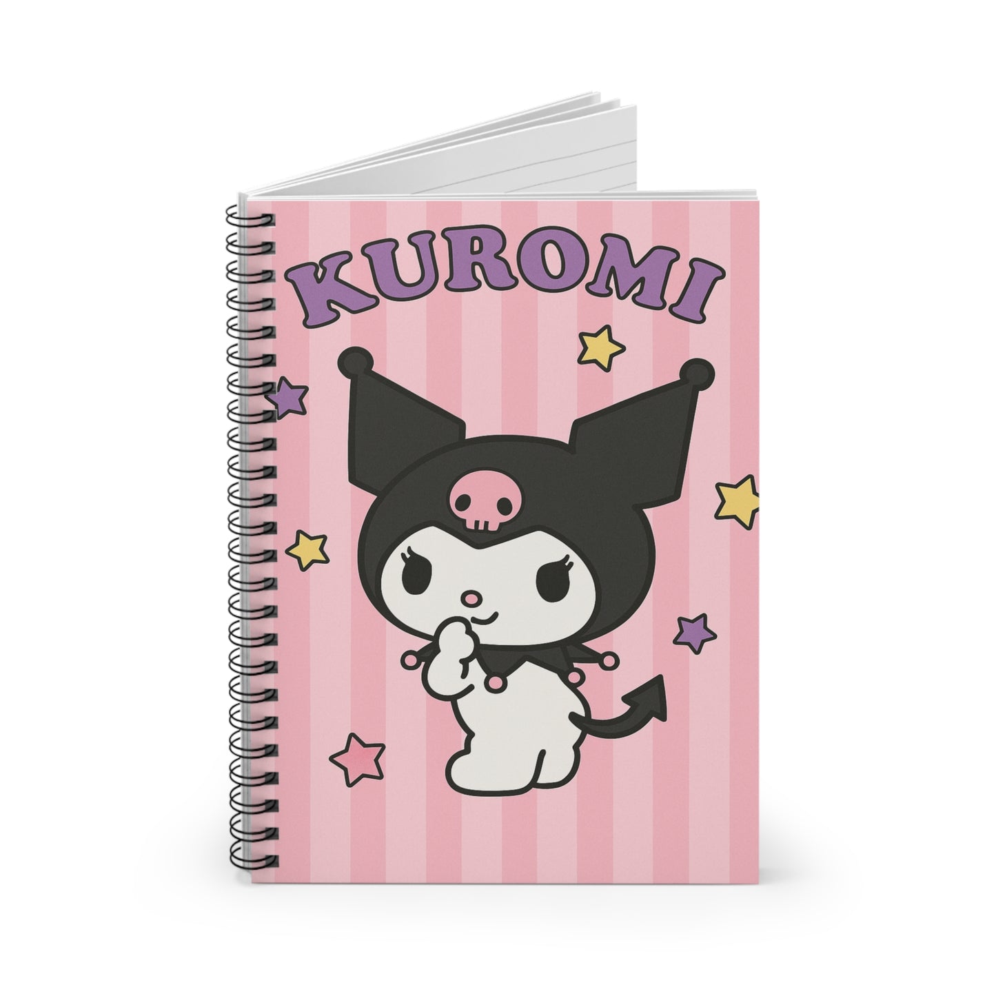 Cute Kuromi Spiral Notebook - Perfect for School, Gifts, Journals, Note-taking, and Planning