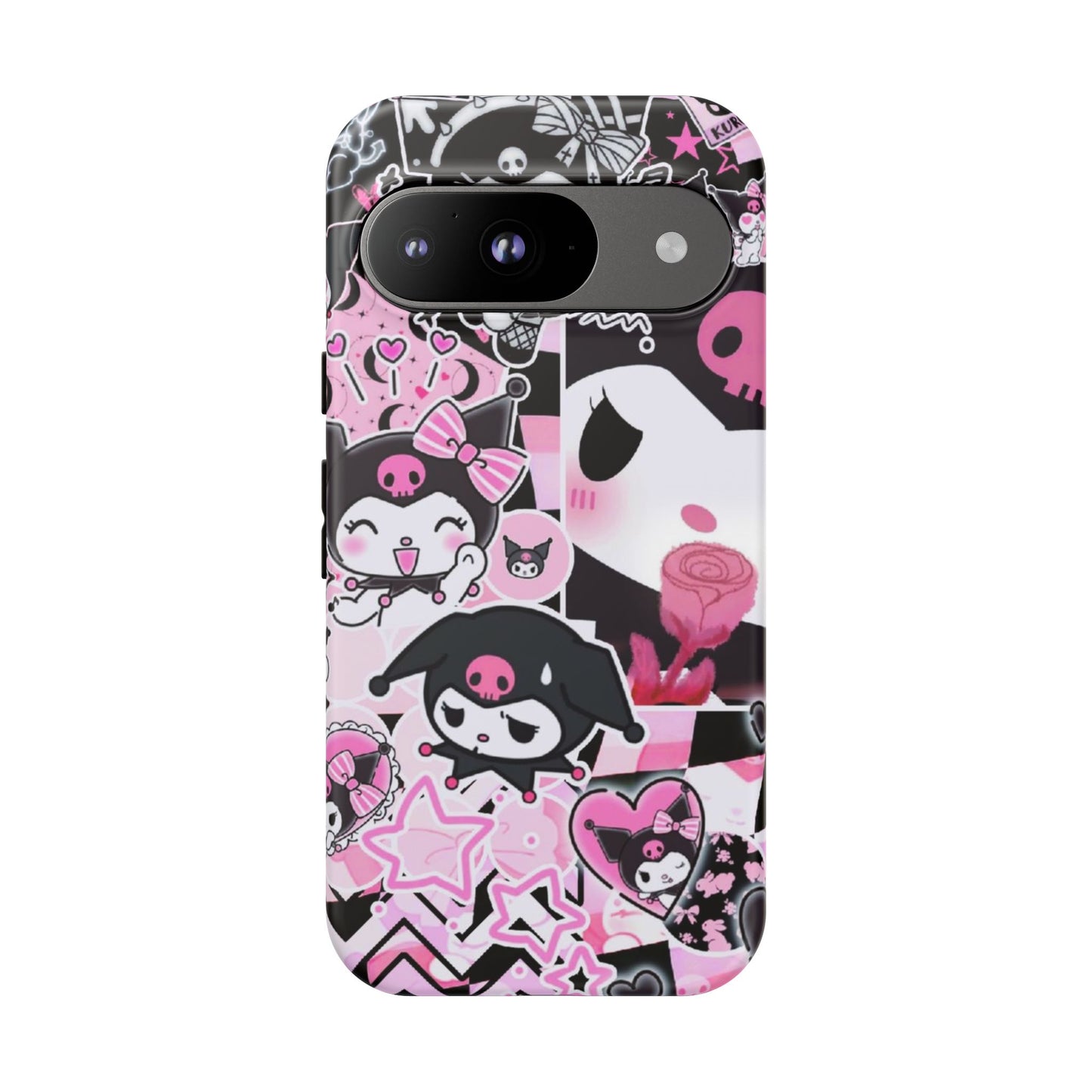 Kuromi Gothic Phone Case, Tough Phone Case, Kawaii Phone Cover, Unique Mobile Accessory, Gifts for Her Kuromi back to school purple kuromi