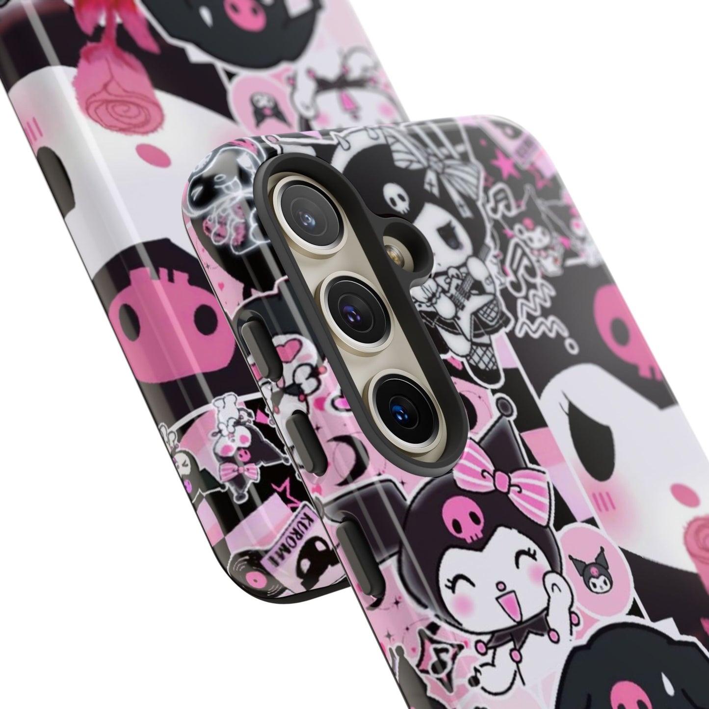 Kuromi Gothic Phone Case, Tough Phone Case, Kawaii Phone Cover, Unique Mobile Accessory, Gifts for Her Kuromi back to school purple kuromi