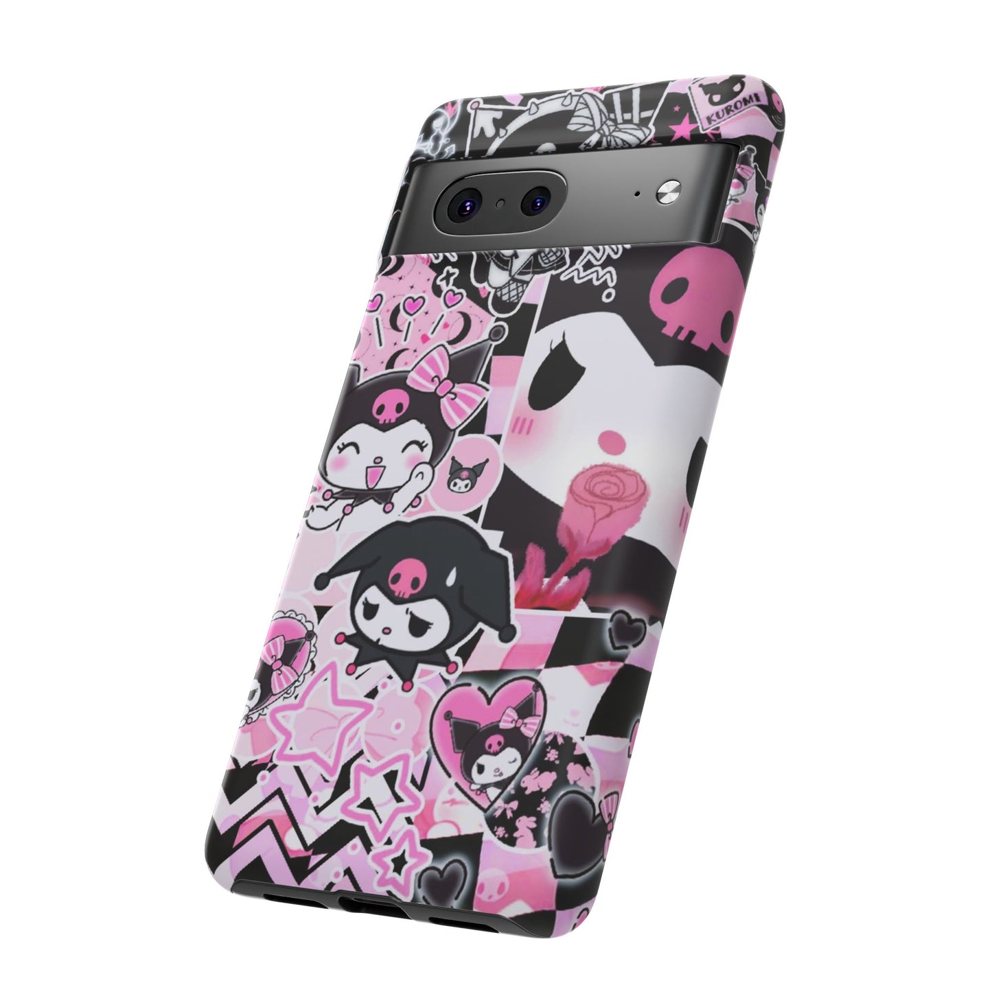 Kuromi Gothic Phone Case, Tough Phone Case, Kawaii Phone Cover, Unique Mobile Accessory, Gifts for Her Kuromi back to school purple kuromi
