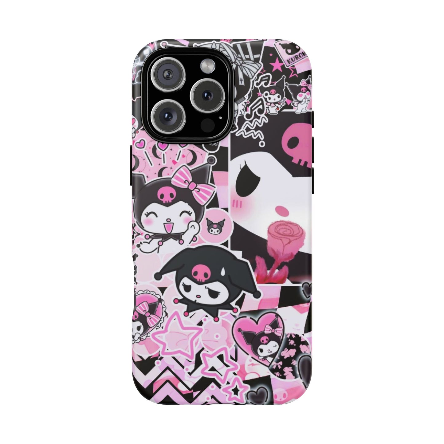 Kuromi Gothic Phone Case, Tough Phone Case, Kawaii Phone Cover, Unique Mobile Accessory, Gifts for Her Kuromi back to school purple kuromi