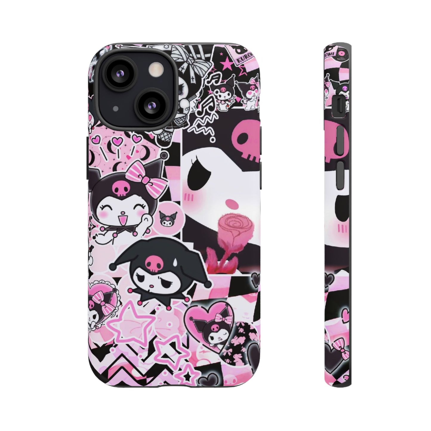 Kuromi Gothic Phone Case, Tough Phone Case, Kawaii Phone Cover, Unique Mobile Accessory, Gifts for Her Kuromi back to school purple kuromi