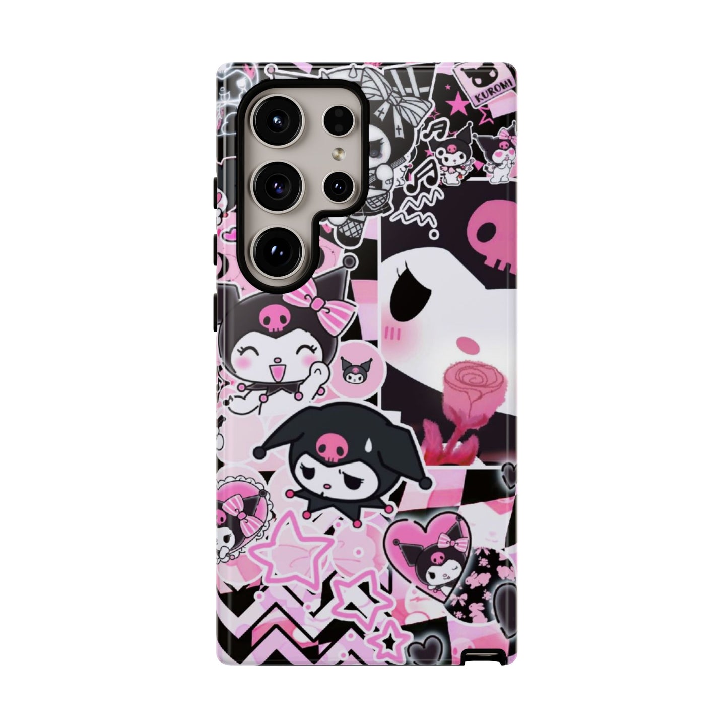Kuromi Gothic Phone Case, Tough Phone Case, Kawaii Phone Cover, Unique Mobile Accessory, Gifts for Her Kuromi back to school purple kuromi