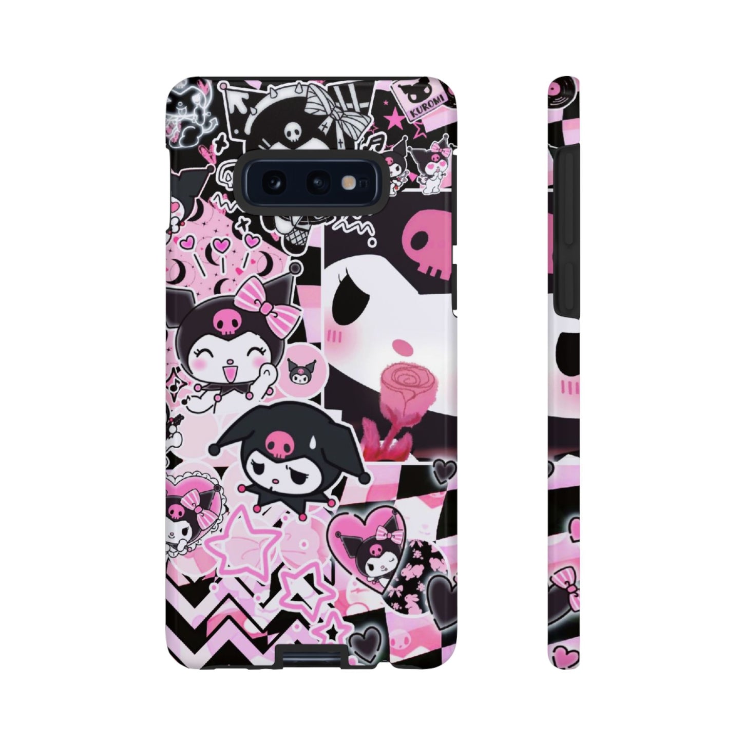 Kuromi Gothic Phone Case, Tough Phone Case, Kawaii Phone Cover, Unique Mobile Accessory, Gifts for Her Kuromi back to school purple kuromi