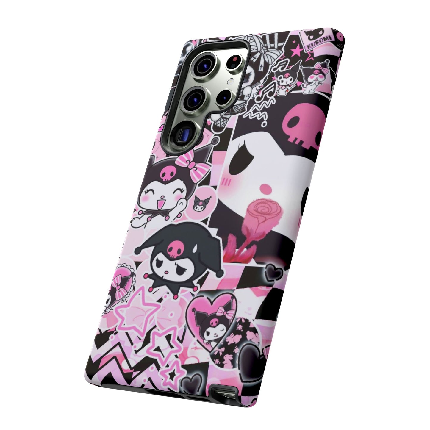 Kuromi Gothic Phone Case, Tough Phone Case, Kawaii Phone Cover, Unique Mobile Accessory, Gifts for Her Kuromi back to school purple kuromi