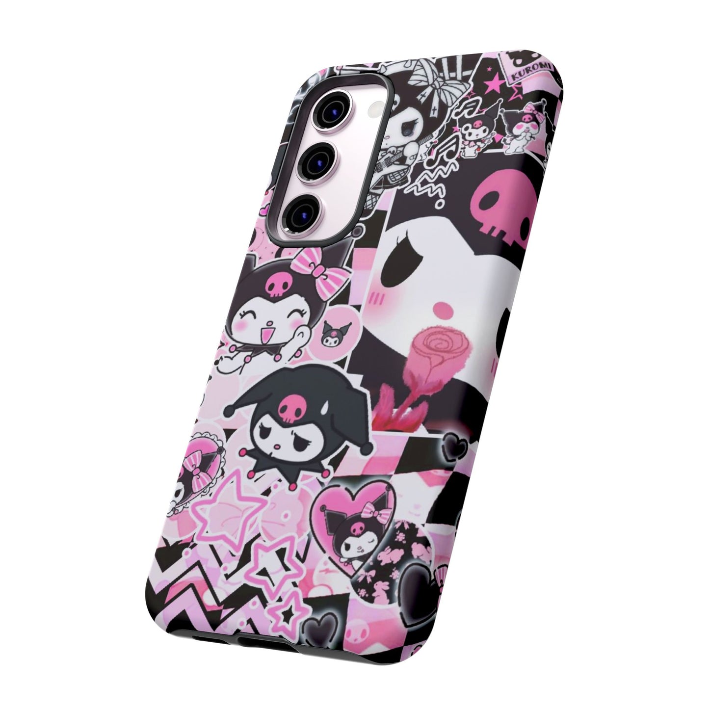 Kuromi Gothic Phone Case, Tough Phone Case, Kawaii Phone Cover, Unique Mobile Accessory, Gifts for Her Kuromi back to school purple kuromi