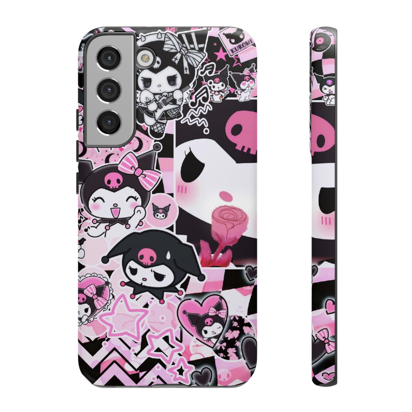 Kuromi Gothic Phone Case, Tough Phone Case, Kawaii Phone Cover, Unique Mobile Accessory, Gifts for Her Kuromi back to school purple kuromi