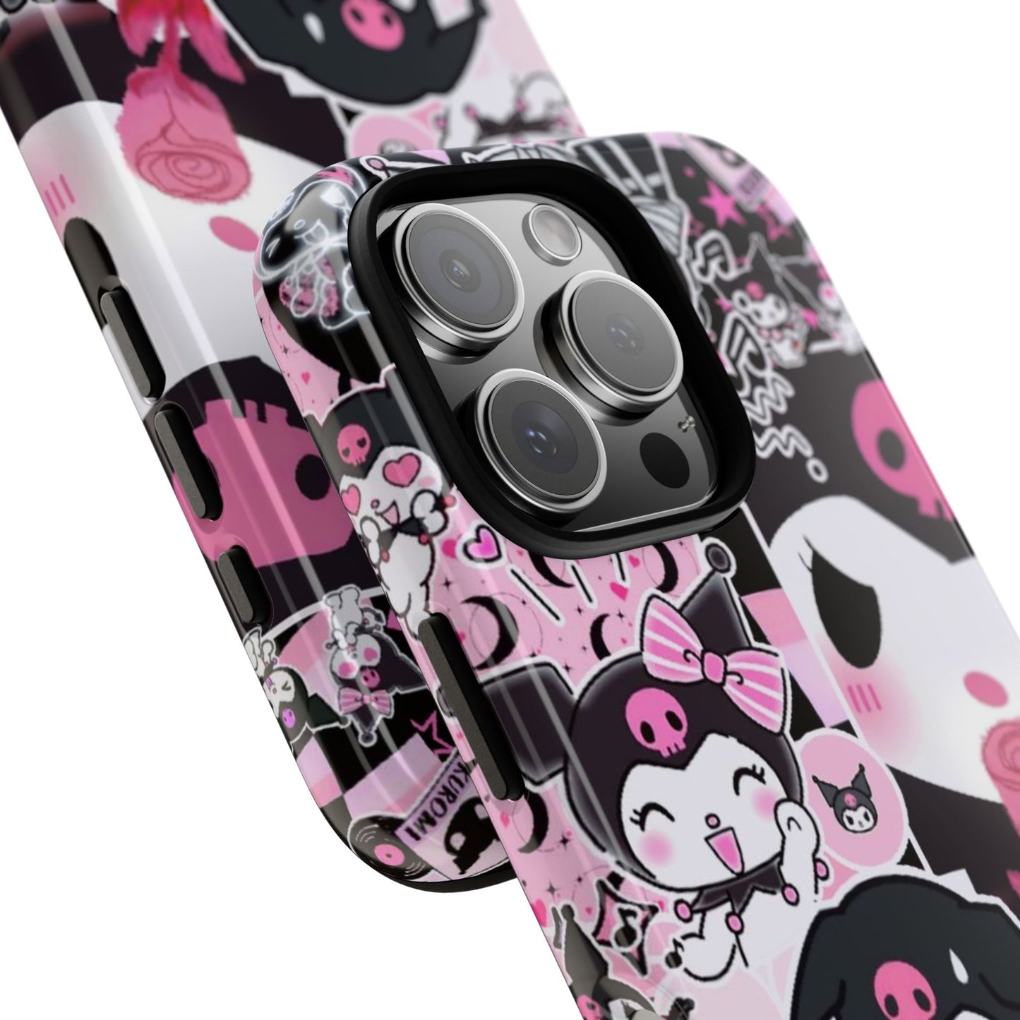 Kuromi Gothic Phone Case, Tough Phone Case, Kawaii Phone Cover, Unique Mobile Accessory, Gifts for Her Kuromi back to school purple kuromi