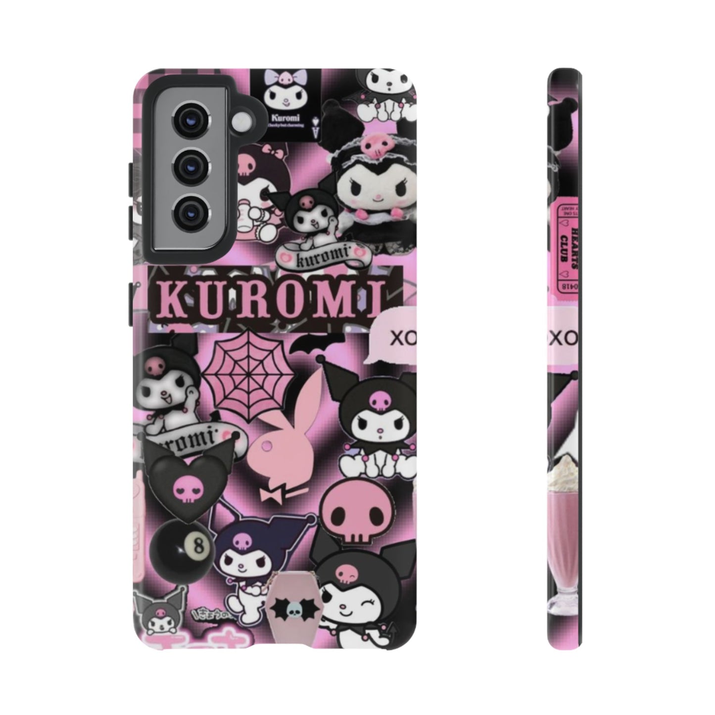 Kuromi Gothic Phone Case, Tough Phone Case Kawaii Phone Cover, Mobile Accessory, Gifts for Her Kuromi back to school, iPhone, Samsung sanrio