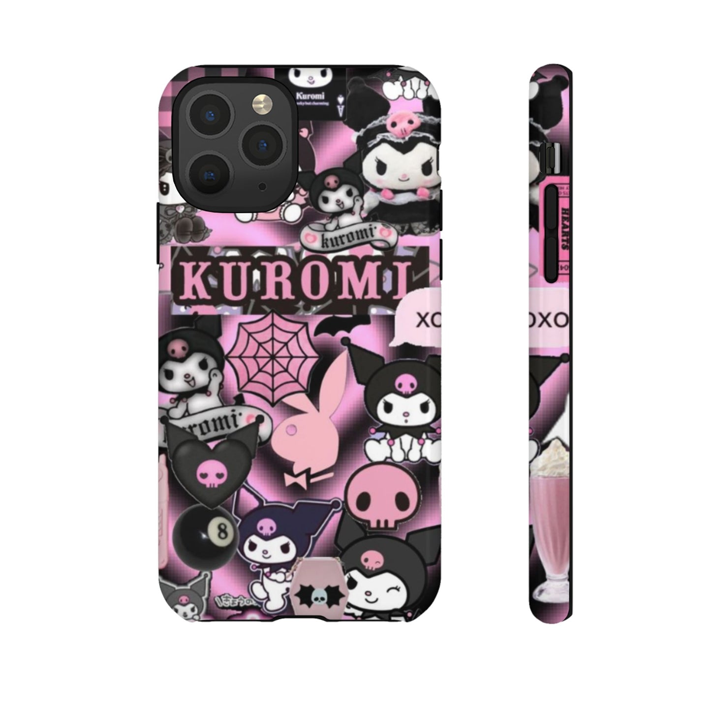 Kuromi Gothic Phone Case, Tough Phone Case Kawaii Phone Cover, Mobile Accessory, Gifts for Her Kuromi back to school, iPhone, Samsung sanrio