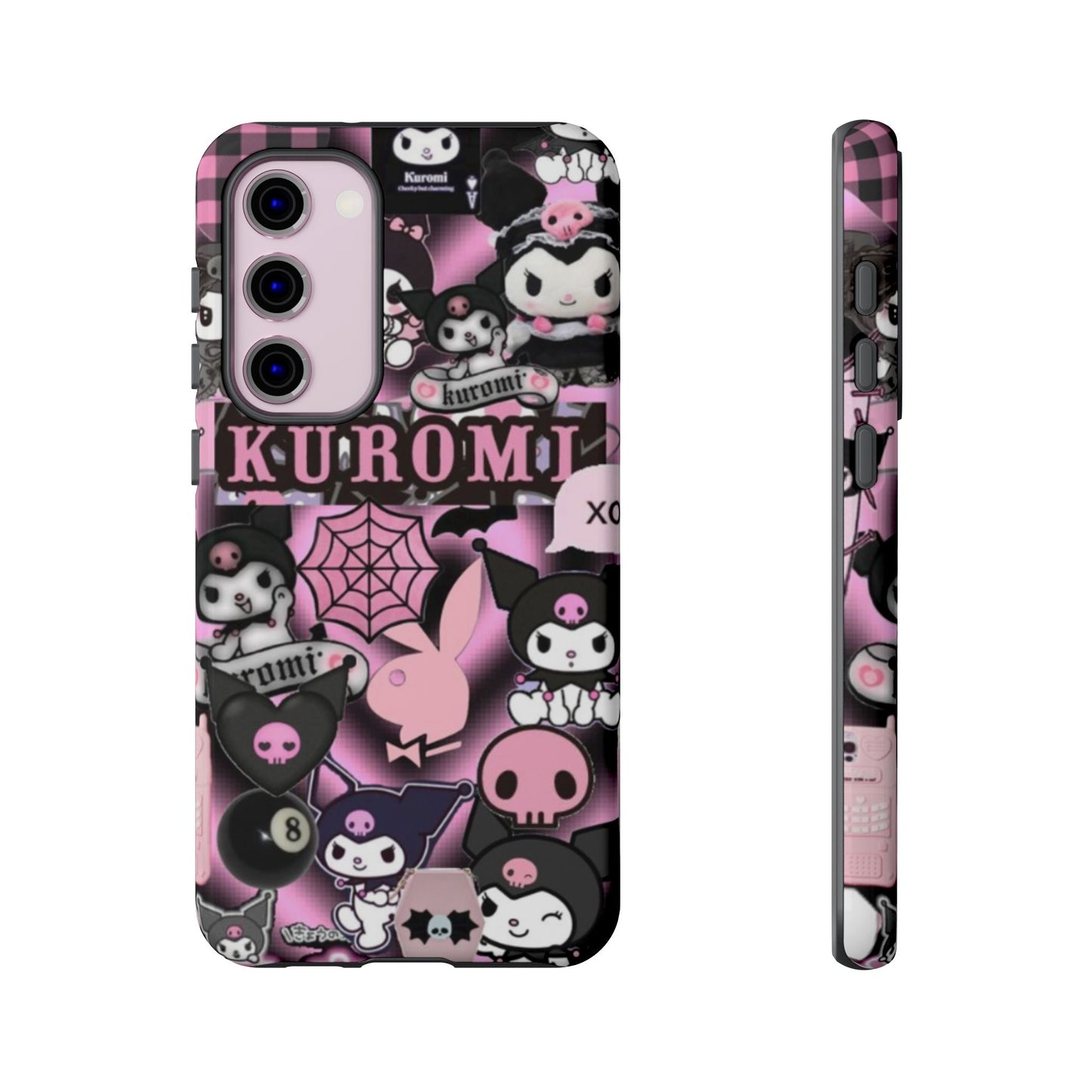 Kuromi Gothic Phone Case, Tough Phone Case Kawaii Phone Cover, Mobile Accessory, Gifts for Her Kuromi back to school, iPhone, Samsung sanrio
