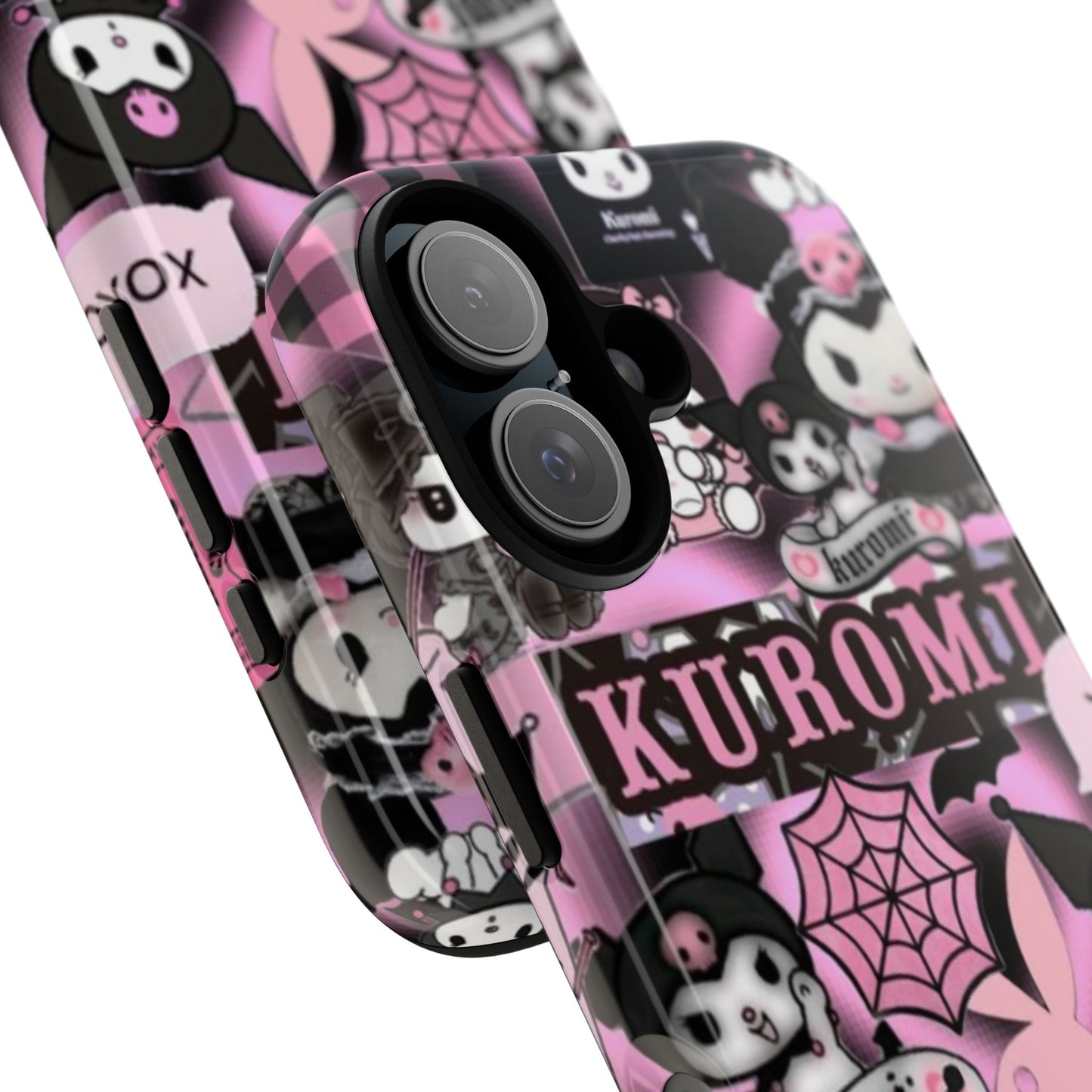 Kuromi Gothic Phone Case, Tough Phone Case Kawaii Phone Cover, Mobile Accessory, Gifts for Her Kuromi back to school, iPhone, Samsung sanrio