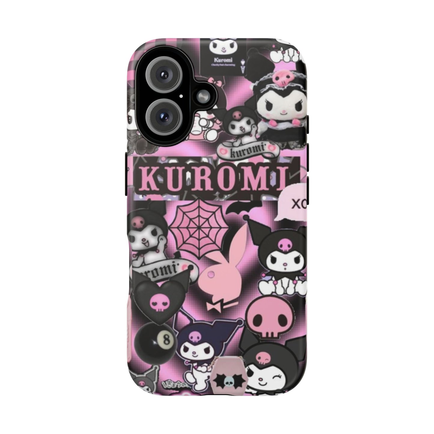 Kuromi Gothic Phone Case, Tough Phone Case Kawaii Phone Cover, Mobile Accessory, Gifts for Her Kuromi back to school, iPhone, Samsung sanrio