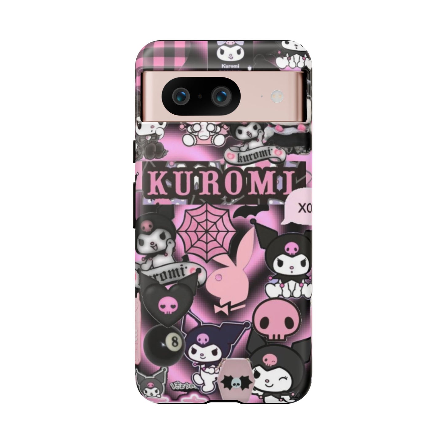 Kuromi Gothic Phone Case, Tough Phone Case Kawaii Phone Cover, Mobile Accessory, Gifts for Her Kuromi back to school, iPhone, Samsung sanrio