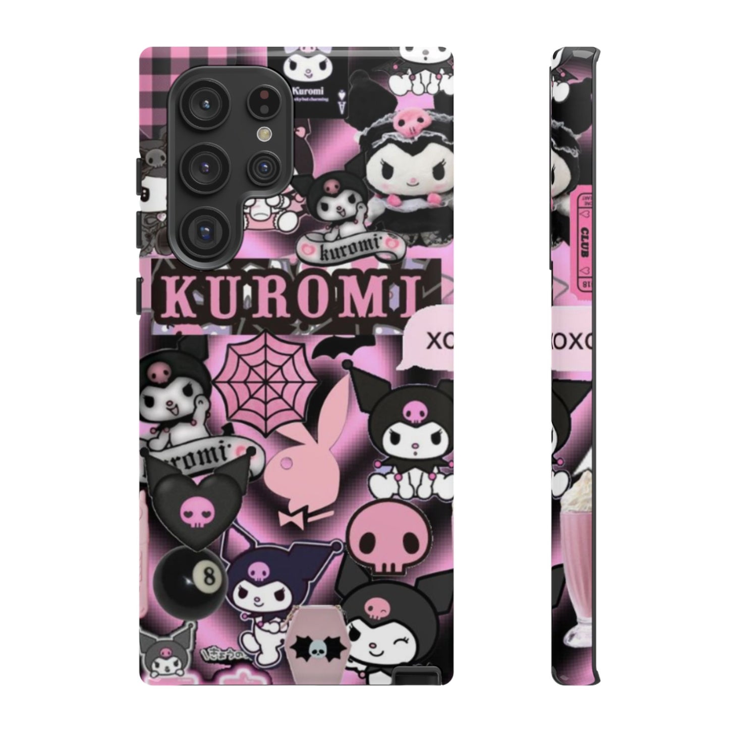 Kuromi Gothic Phone Case, Tough Phone Case Kawaii Phone Cover, Mobile Accessory, Gifts for Her Kuromi back to school, iPhone, Samsung sanrio