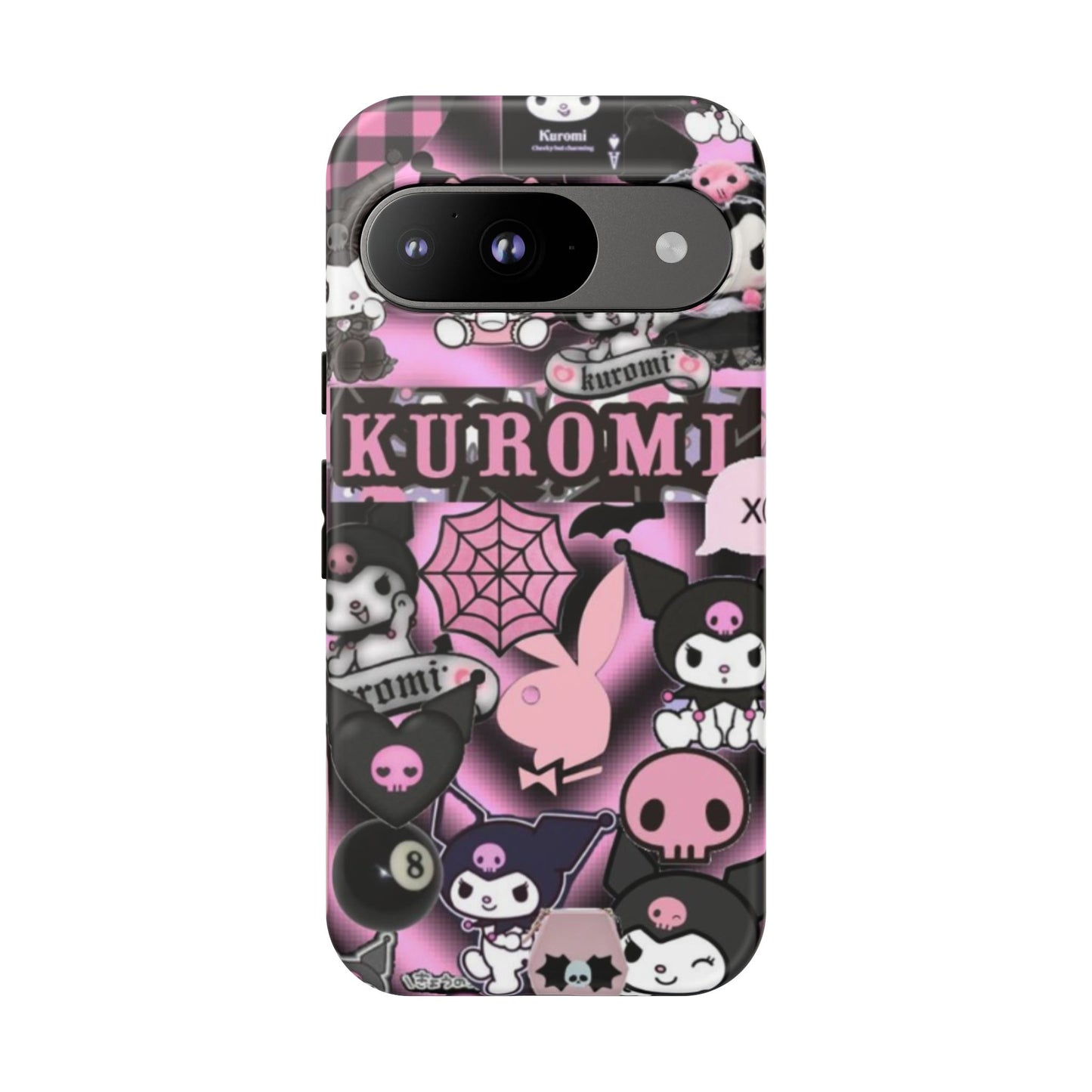 Kuromi Gothic Phone Case, Tough Phone Case Kawaii Phone Cover, Mobile Accessory, Gifts for Her Kuromi back to school, iPhone, Samsung sanrio