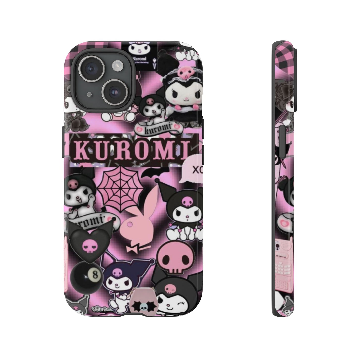 Kuromi Gothic Phone Case, Tough Phone Case Kawaii Phone Cover, Mobile Accessory, Gifts for Her Kuromi back to school, iPhone, Samsung sanrio