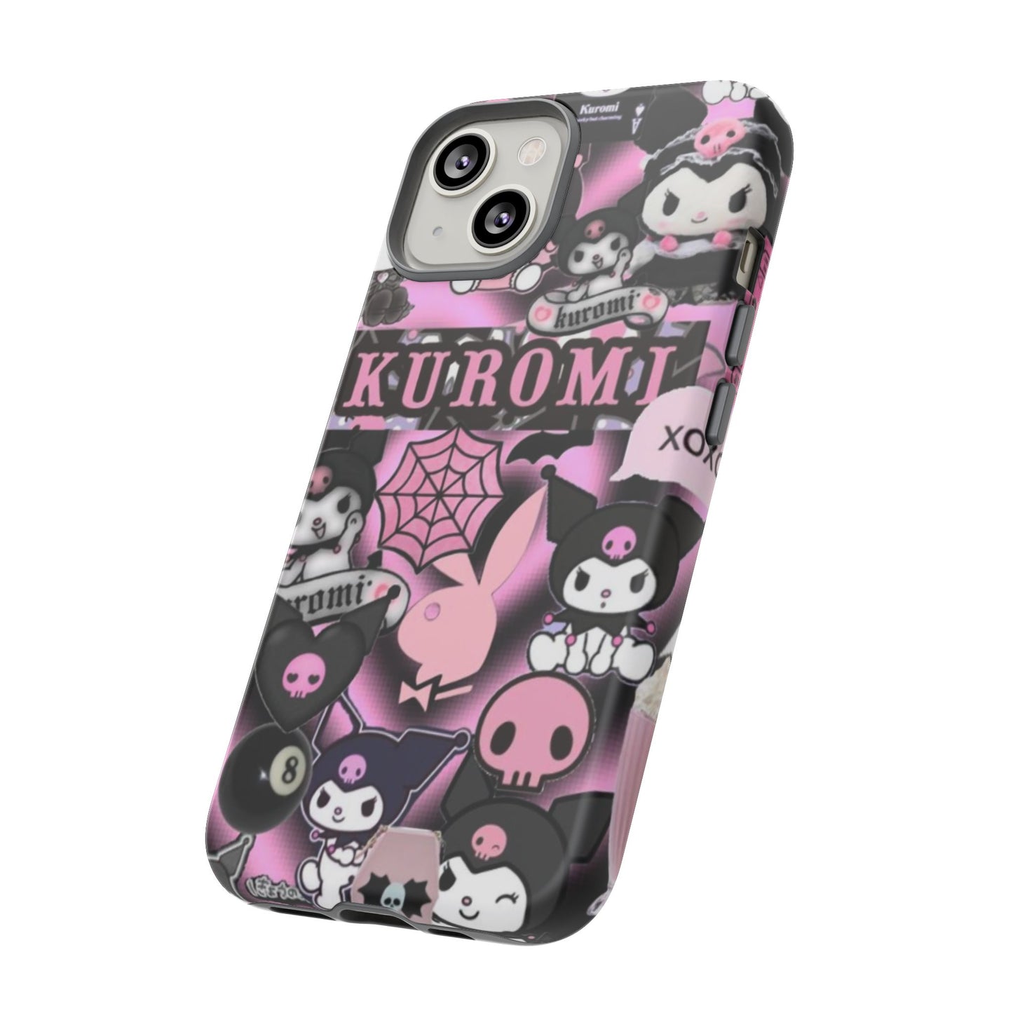 Kuromi Gothic Phone Case, Tough Phone Case Kawaii Phone Cover, Mobile Accessory, Gifts for Her Kuromi back to school, iPhone, Samsung sanrio