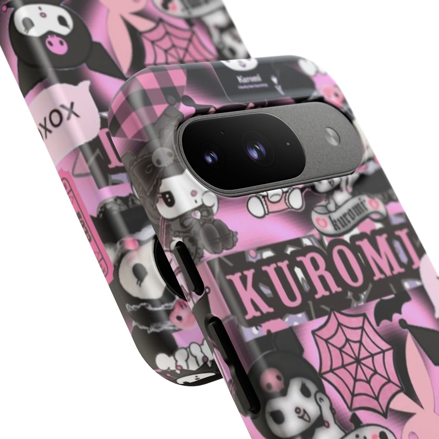 Kuromi Gothic Phone Case, Tough Phone Case Kawaii Phone Cover, Mobile Accessory, Gifts for Her Kuromi back to school, iPhone, Samsung sanrio