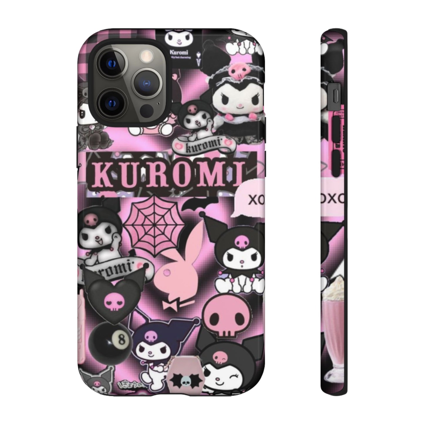 Kuromi Gothic Phone Case, Tough Phone Case Kawaii Phone Cover, Mobile Accessory, Gifts for Her Kuromi back to school, iPhone, Samsung sanrio