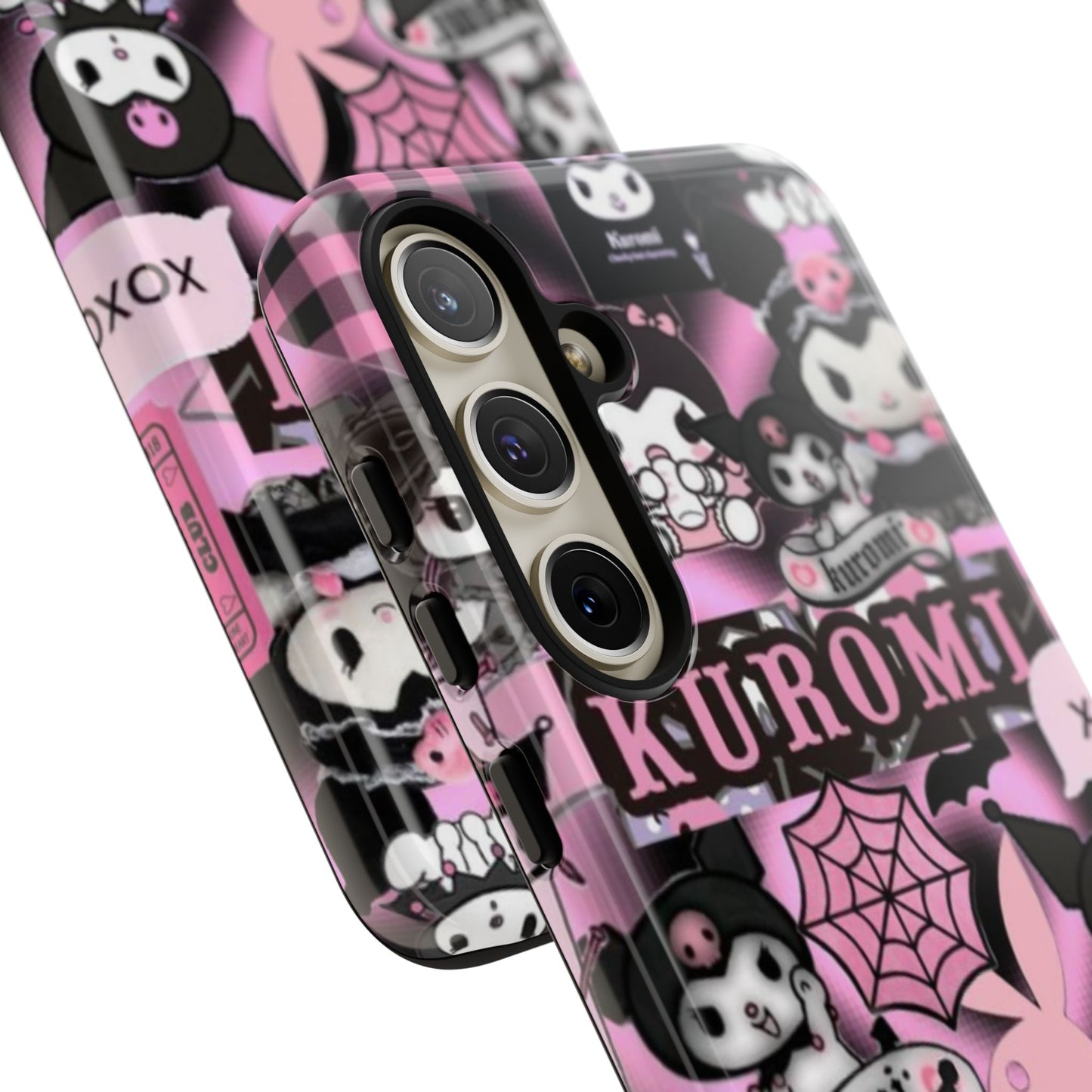 Kuromi Gothic Phone Case, Tough Phone Case Kawaii Phone Cover, Mobile Accessory, Gifts for Her Kuromi back to school, iPhone, Samsung sanrio