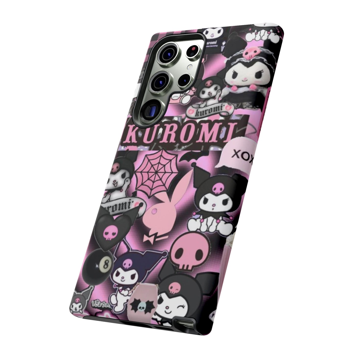 Kuromi Gothic Phone Case, Tough Phone Case Kawaii Phone Cover, Mobile Accessory, Gifts for Her Kuromi back to school, iPhone, Samsung sanrio