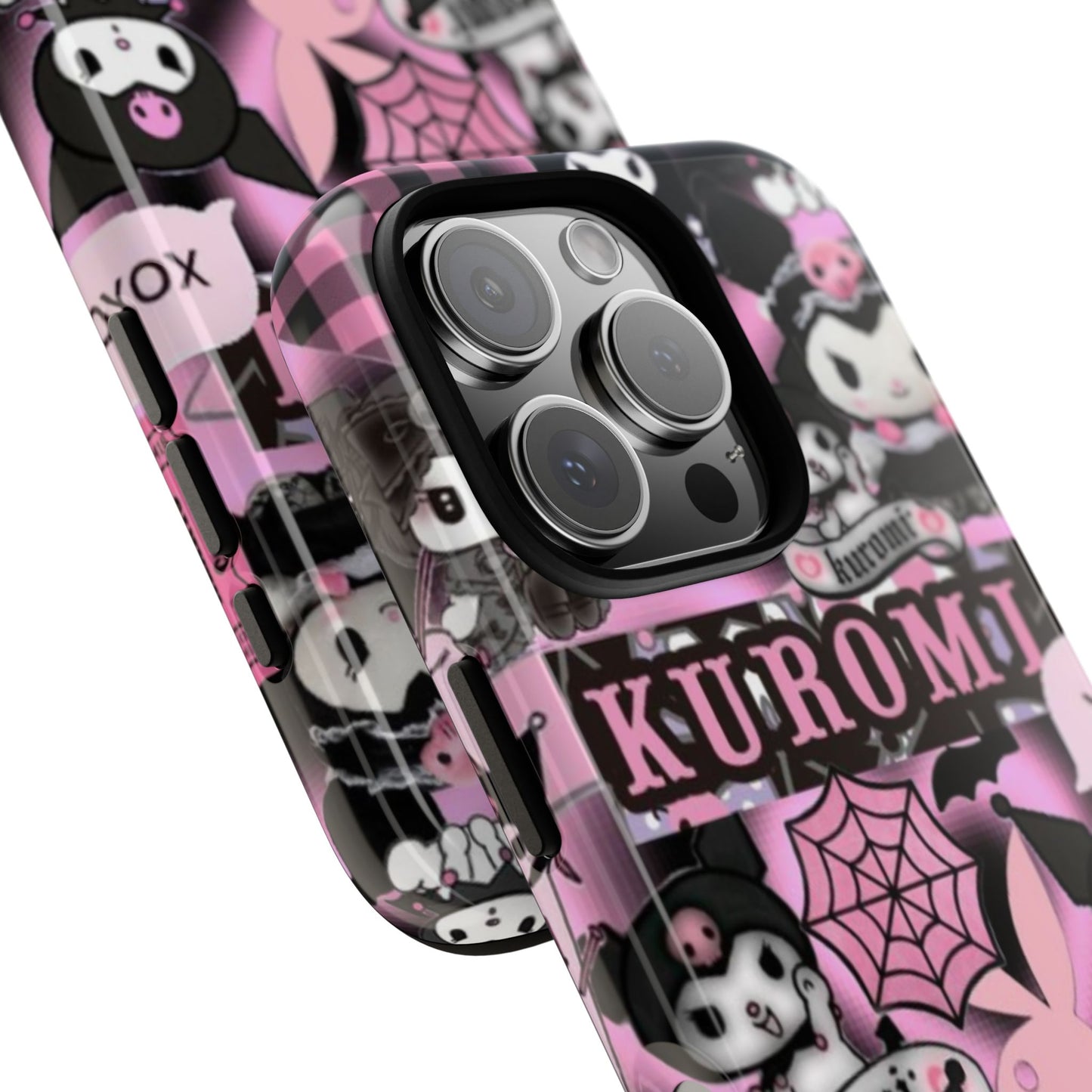 Kuromi Gothic Phone Case, Tough Phone Case Kawaii Phone Cover, Mobile Accessory, Gifts for Her Kuromi back to school, iPhone, Samsung sanrio