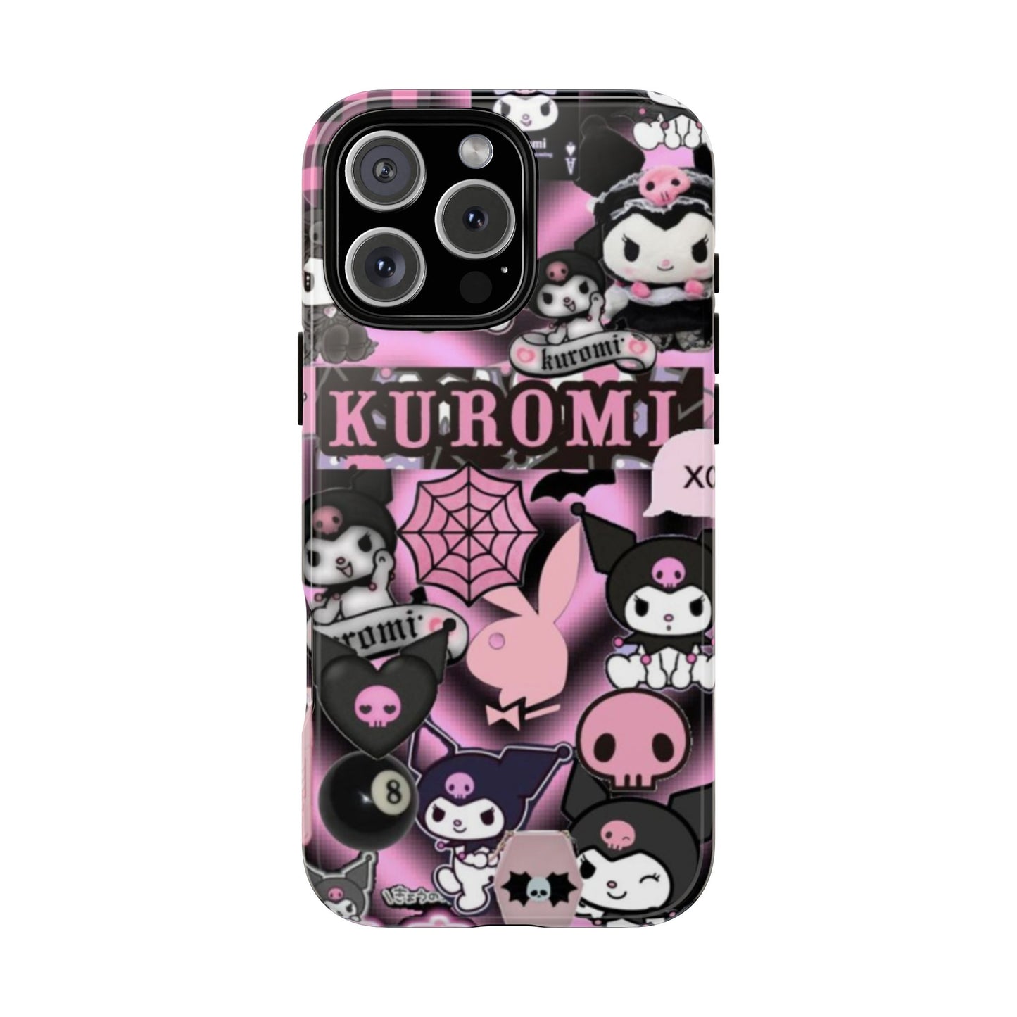 Kuromi Gothic Phone Case, Tough Phone Case Kawaii Phone Cover, Mobile Accessory, Gifts for Her Kuromi back to school, iPhone, Samsung sanrio