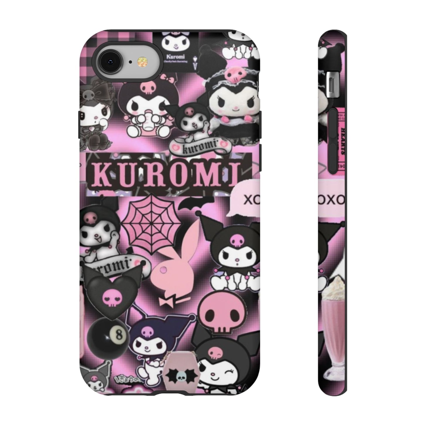Kuromi Gothic Phone Case, Tough Phone Case Kawaii Phone Cover, Mobile Accessory, Gifts for Her Kuromi back to school, iPhone, Samsung sanrio