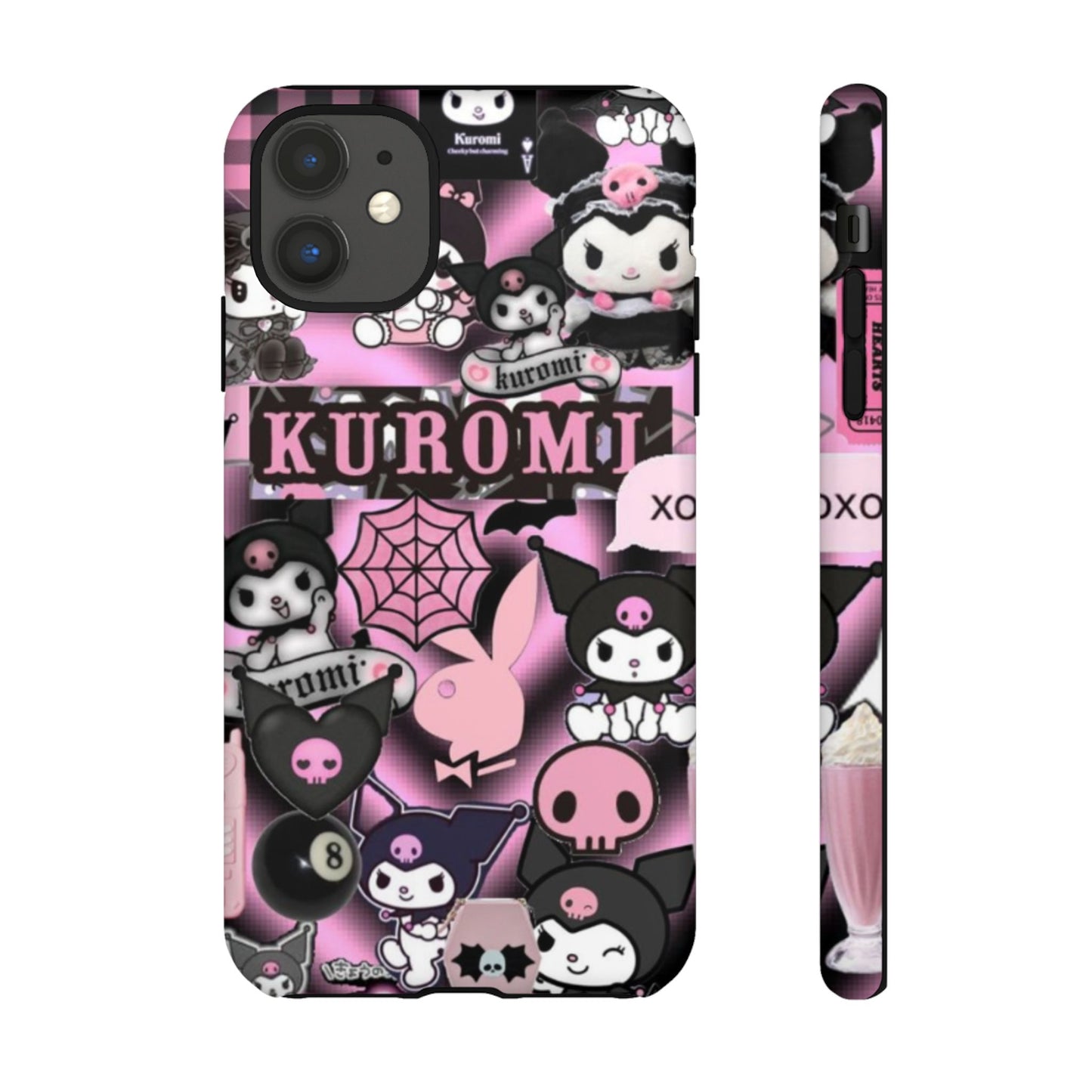 Kuromi Gothic Phone Case, Tough Phone Case Kawaii Phone Cover, Mobile Accessory, Gifts for Her Kuromi back to school, iPhone, Samsung sanrio