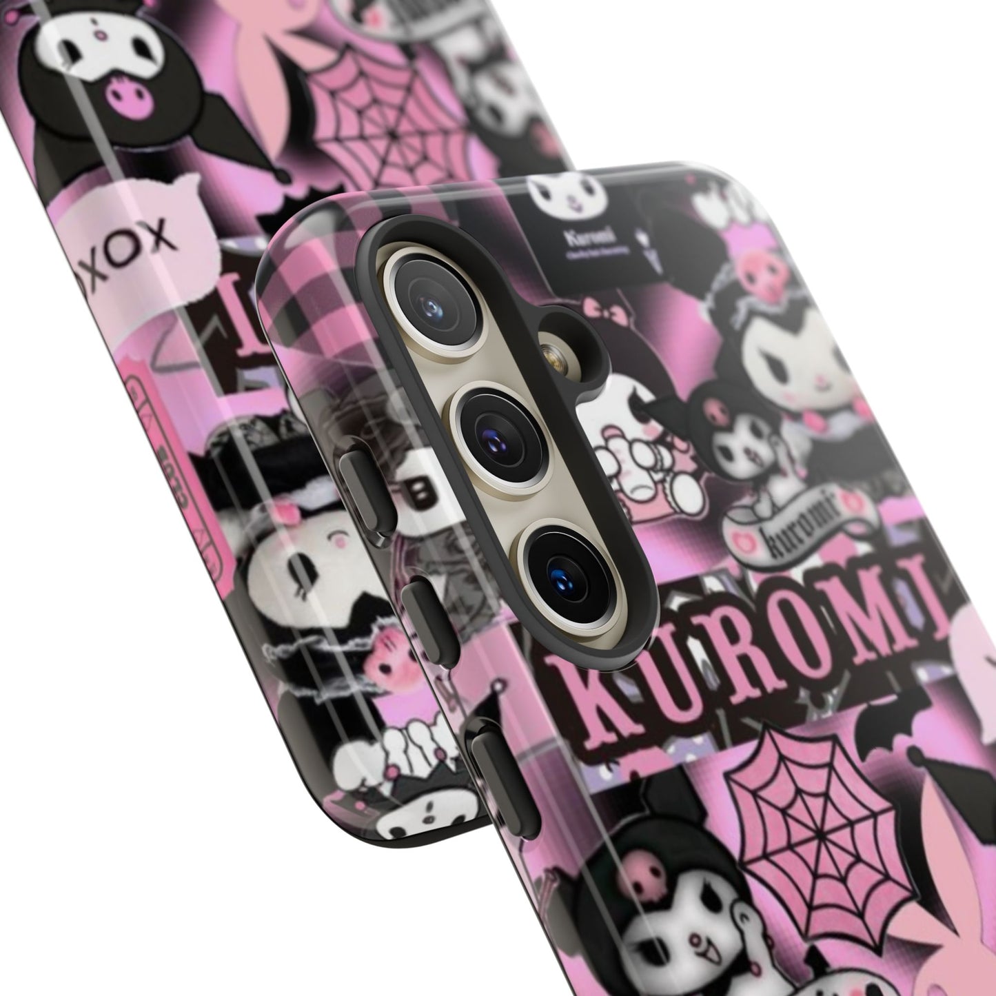 Kuromi Gothic Phone Case, Tough Phone Case Kawaii Phone Cover, Mobile Accessory, Gifts for Her Kuromi back to school, iPhone, Samsung sanrio