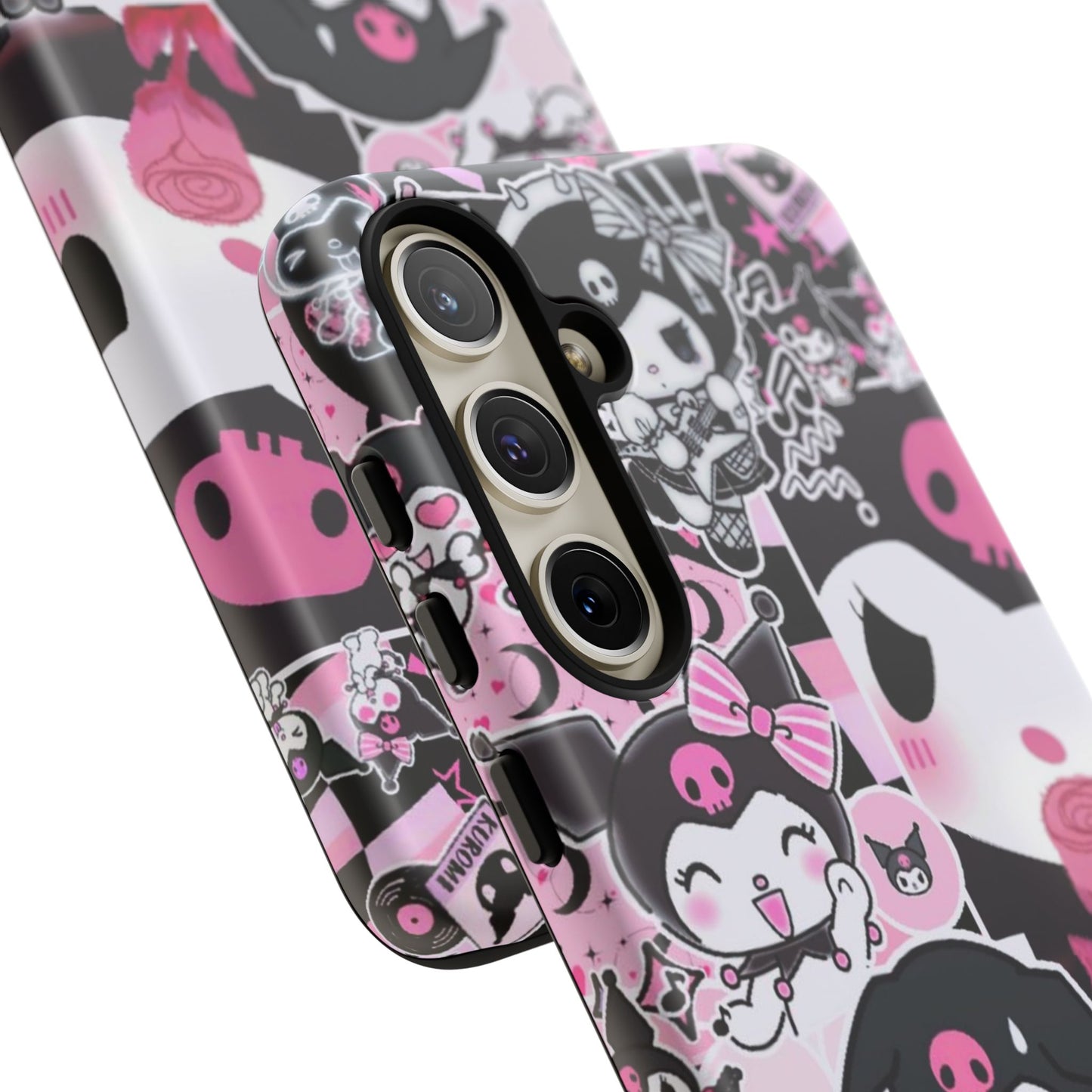 Kuromi Gothic Phone Case, Tough Phone Case, Kawaii Phone Cover, Unique Mobile Accessory, Gifts for Her Kuromi back to school purple kuromi