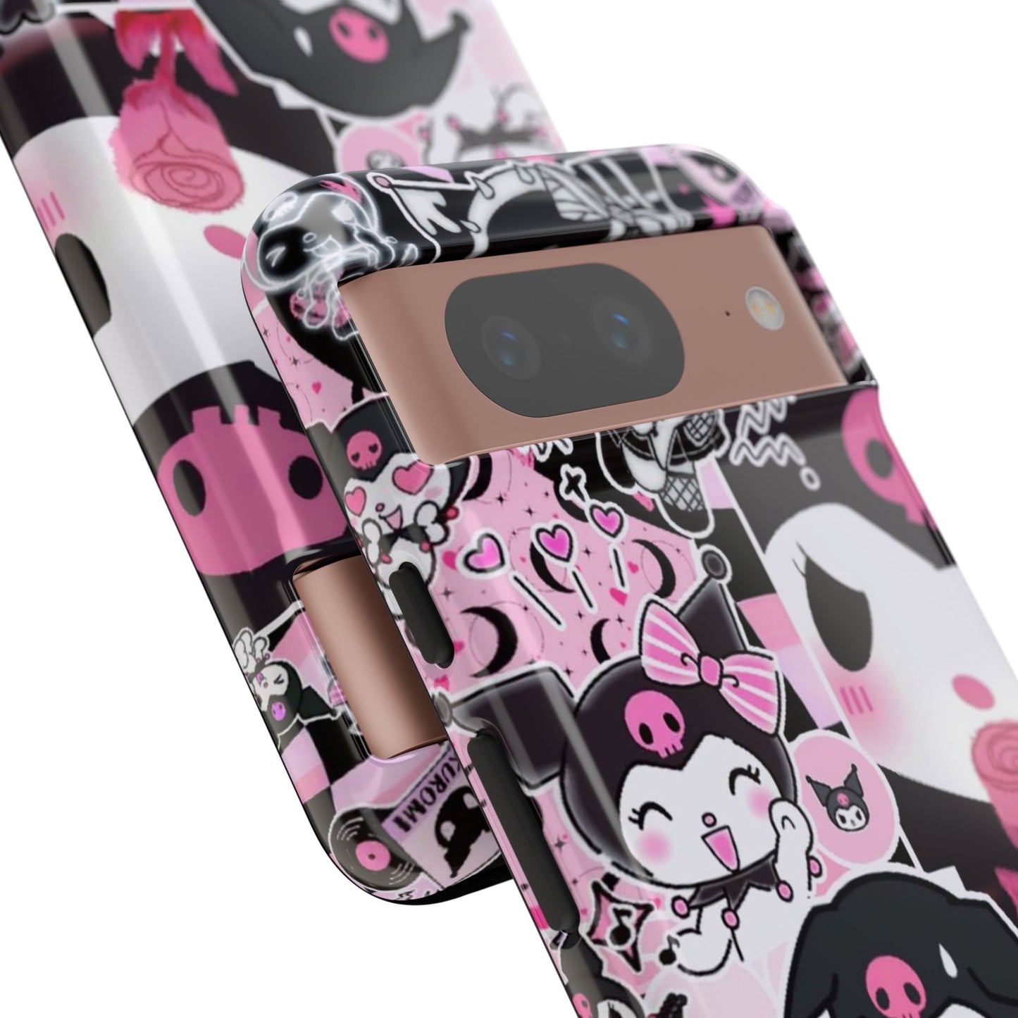 Kuromi Gothic Phone Case, Tough Phone Case, Kawaii Phone Cover, Unique Mobile Accessory, Gifts for Her Kuromi back to school purple kuromi
