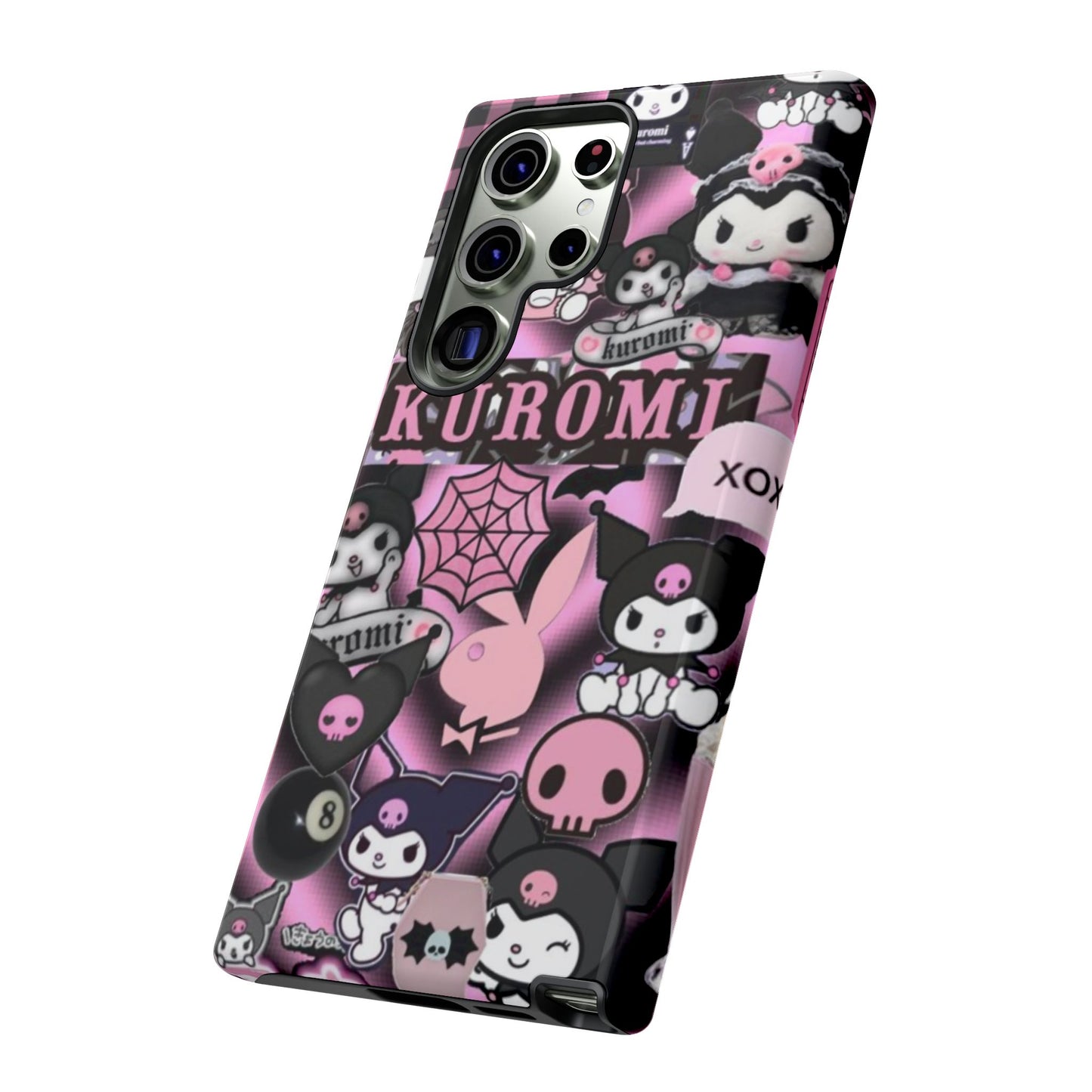 Kuromi Gothic Phone Case, Tough Phone Case Kawaii Phone Cover, Mobile Accessory, Gifts for Her Kuromi back to school, iPhone, Samsung sanrio
