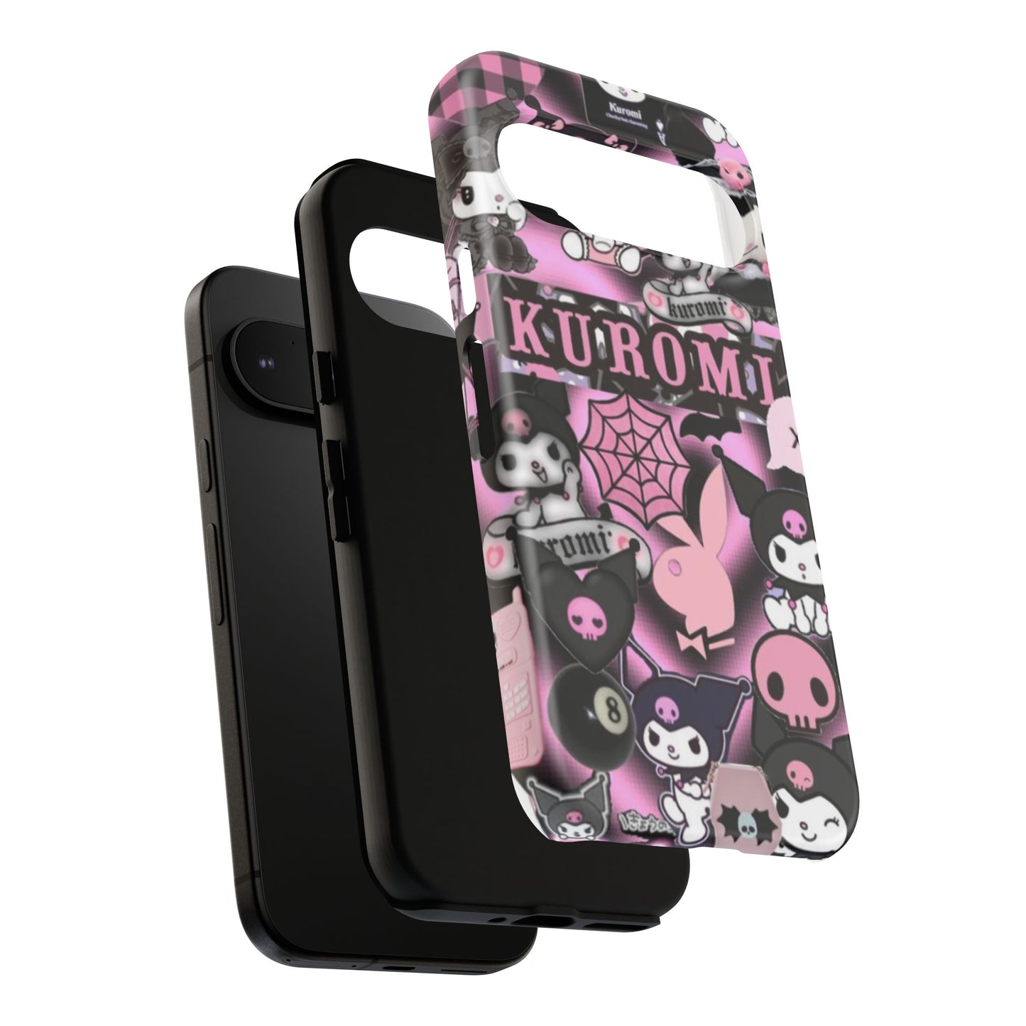 Kuromi Gothic Phone Case, Tough Phone Case Kawaii Phone Cover, Mobile Accessory, Gifts for Her Kuromi back to school, iPhone, Samsung sanrio