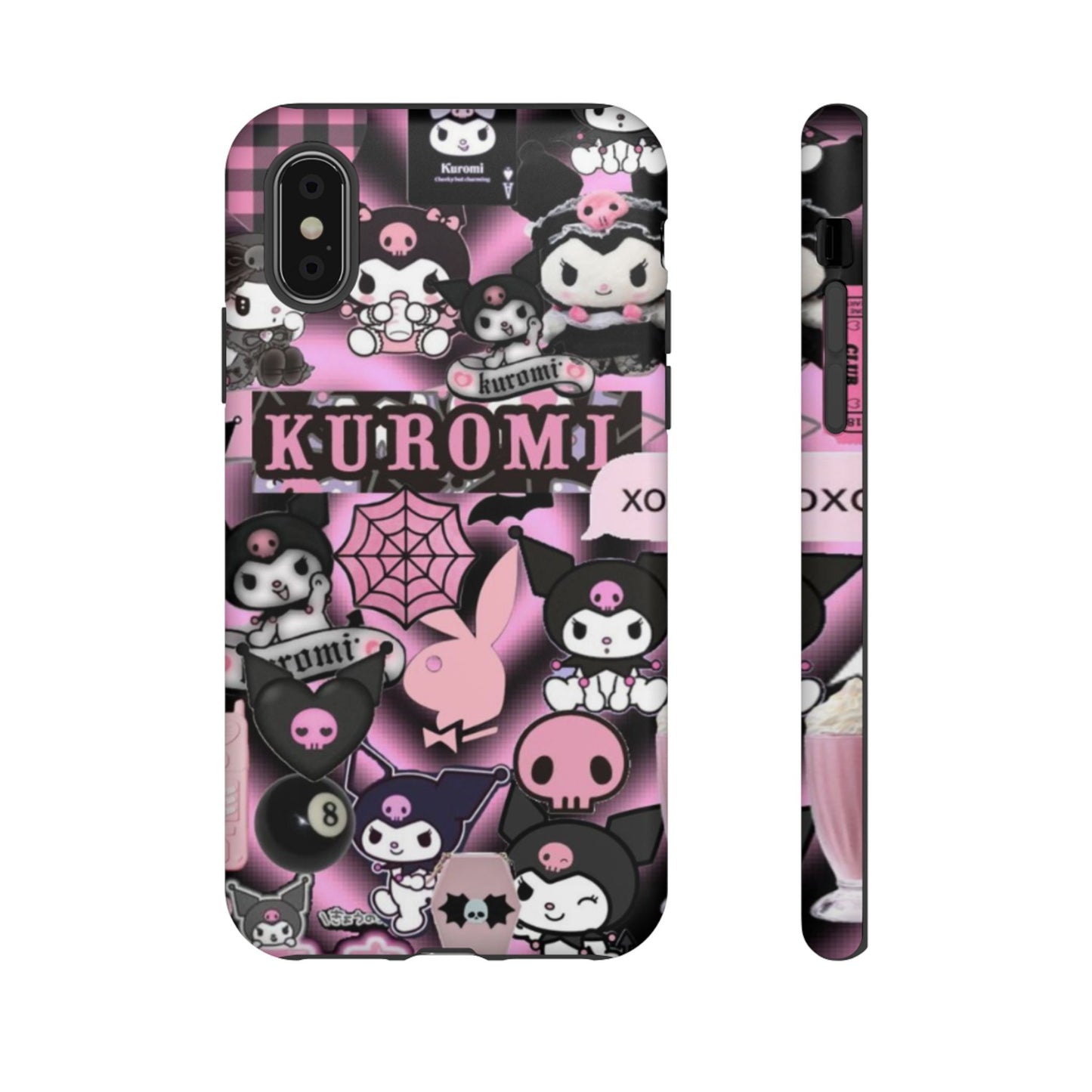 Kuromi Gothic Phone Case, Tough Phone Case Kawaii Phone Cover, Mobile Accessory, Gifts for Her Kuromi back to school, iPhone, Samsung sanrio