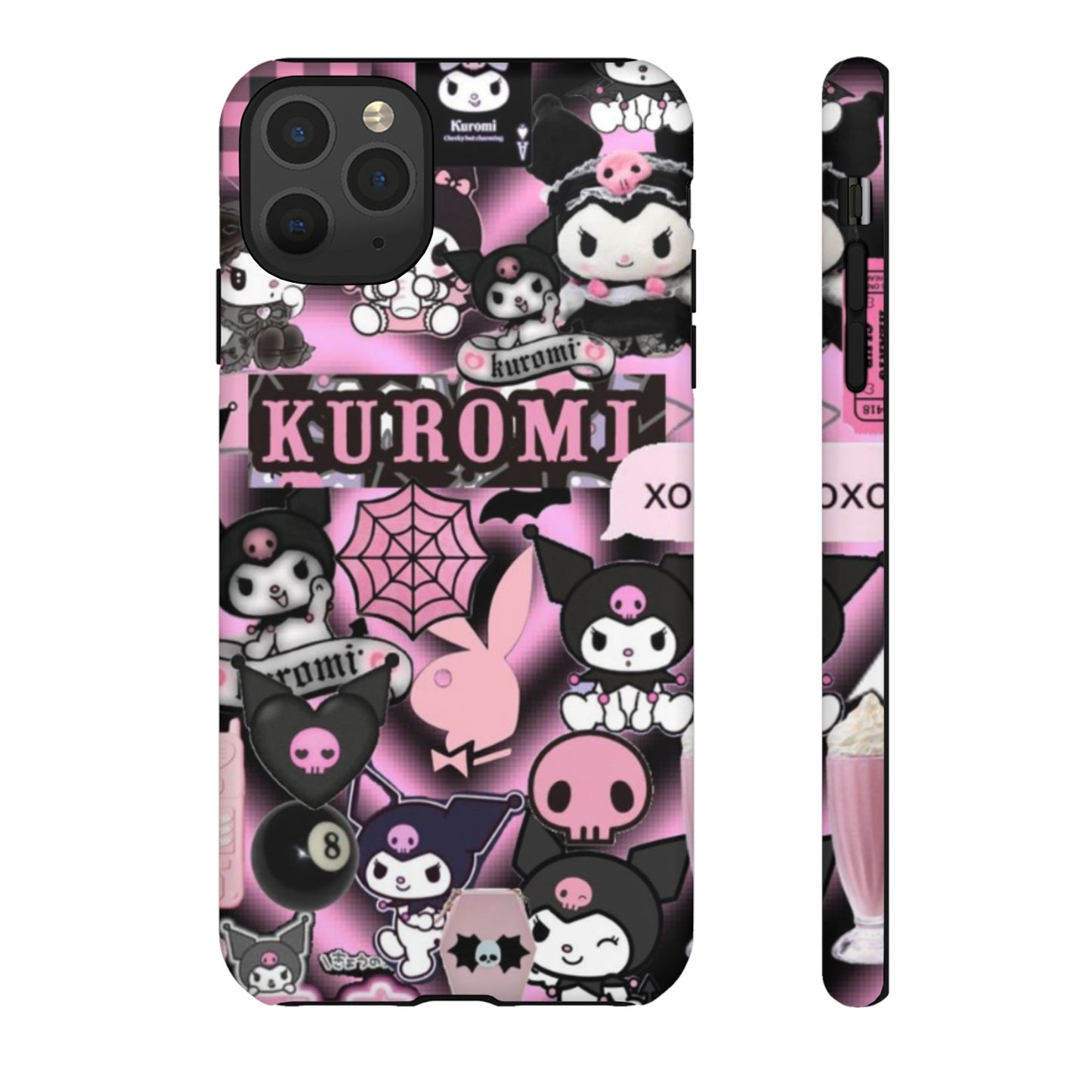 Kuromi Gothic Phone Case, Tough Phone Case Kawaii Phone Cover, Mobile Accessory, Gifts for Her Kuromi back to school, iPhone, Samsung sanrio