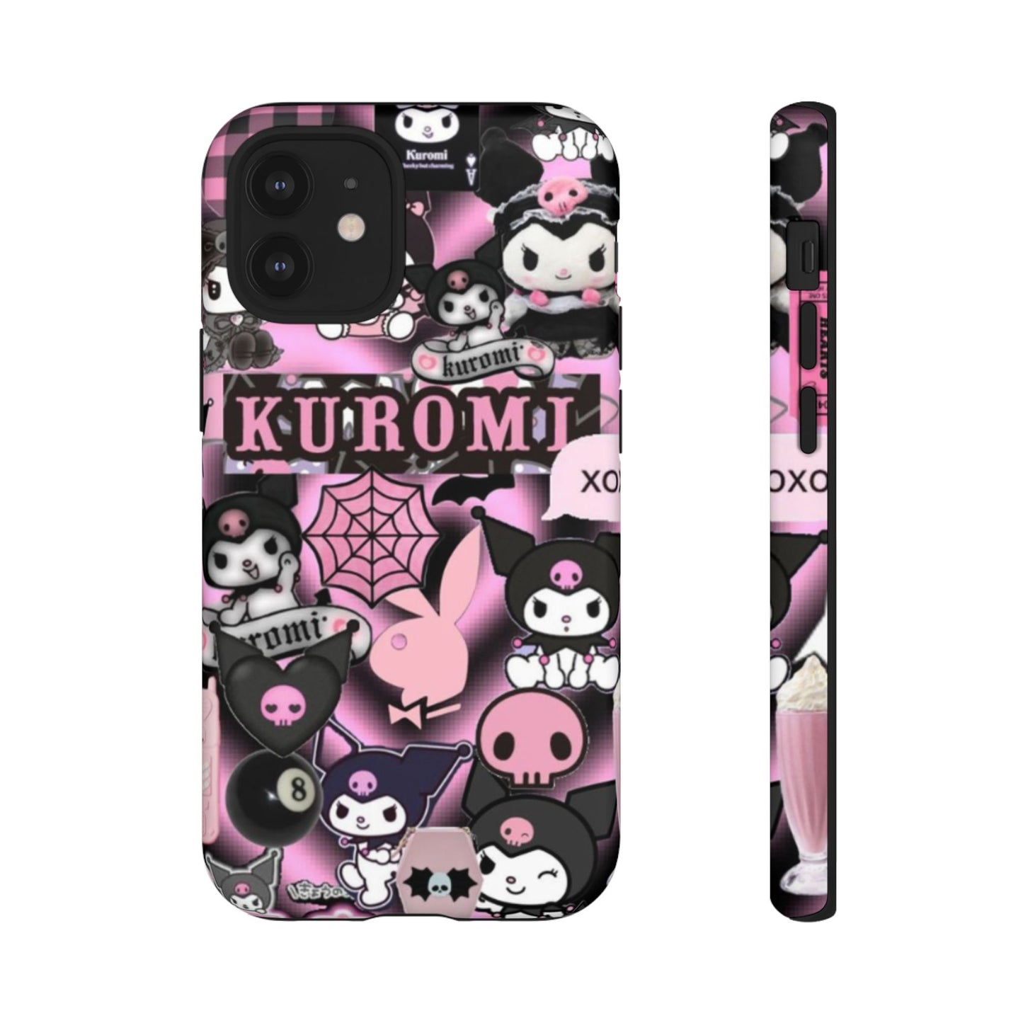 Kuromi Gothic Phone Case, Tough Phone Case Kawaii Phone Cover, Mobile Accessory, Gifts for Her Kuromi back to school, iPhone, Samsung sanrio