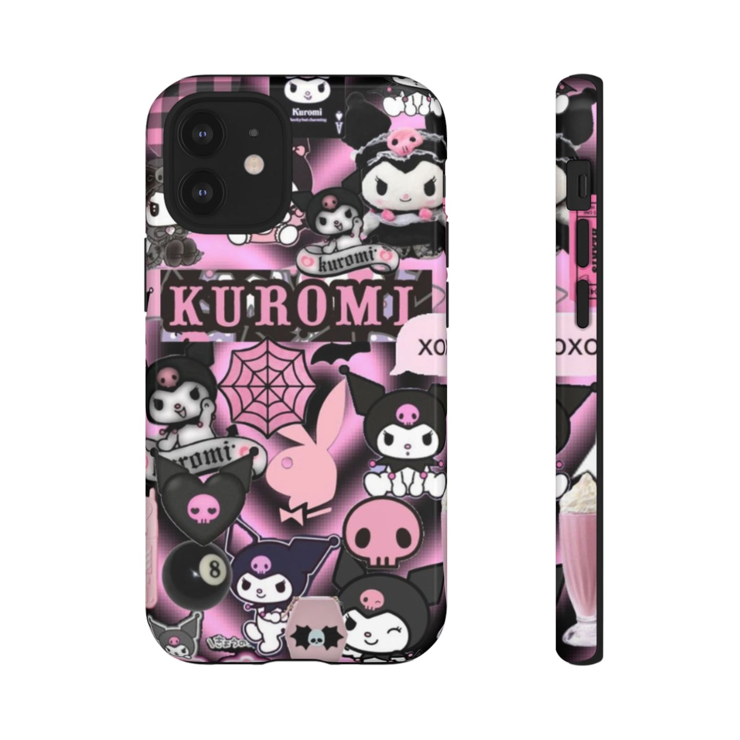 Kuromi Gothic Phone Case, Tough Phone Case Kawaii Phone Cover, Mobile Accessory, Gifts for Her Kuromi back to school, iPhone, Samsung sanrio