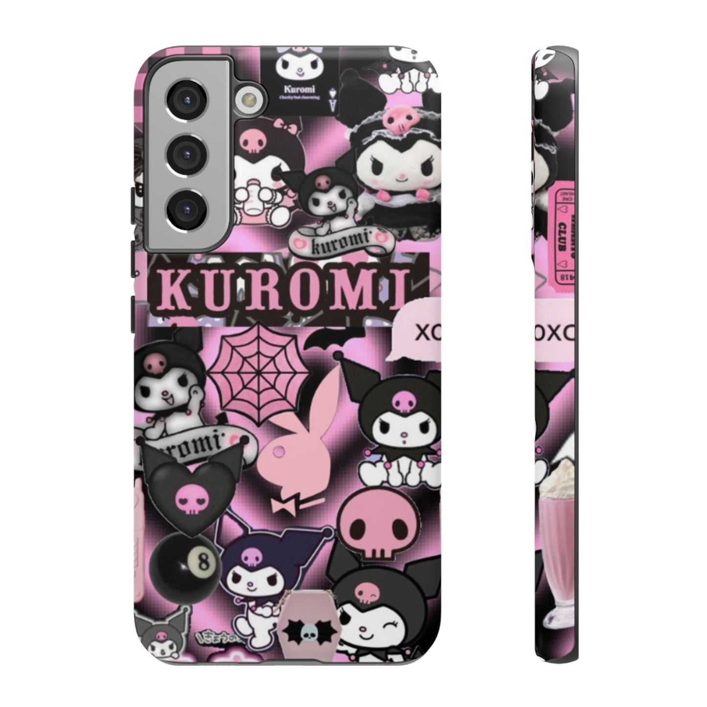 Kuromi Gothic Phone Case, Tough Phone Case Kawaii Phone Cover, Mobile Accessory, Gifts for Her Kuromi back to school, iPhone, Samsung sanrio