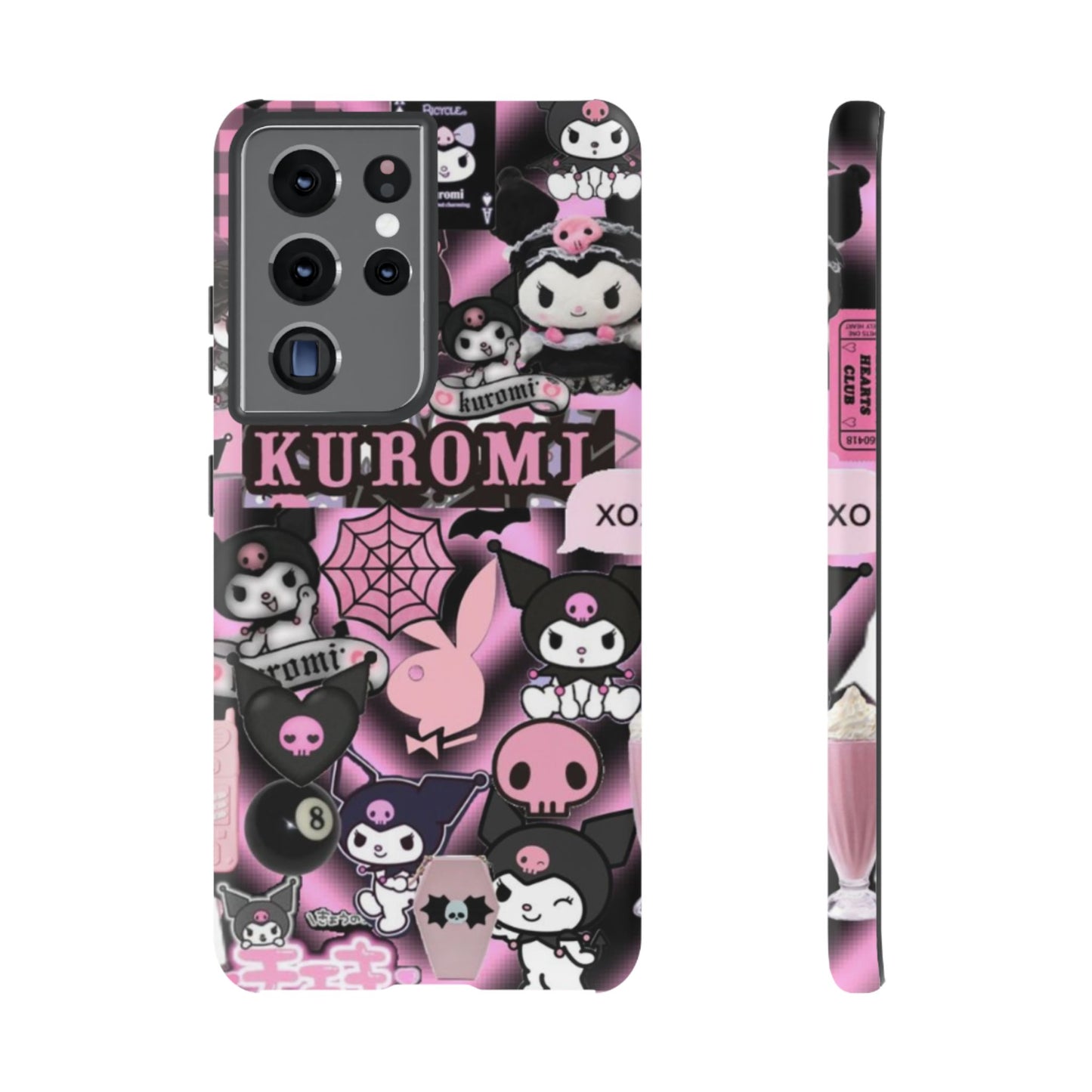 Kuromi Gothic Phone Case, Tough Phone Case Kawaii Phone Cover, Mobile Accessory, Gifts for Her Kuromi back to school, iPhone, Samsung sanrio