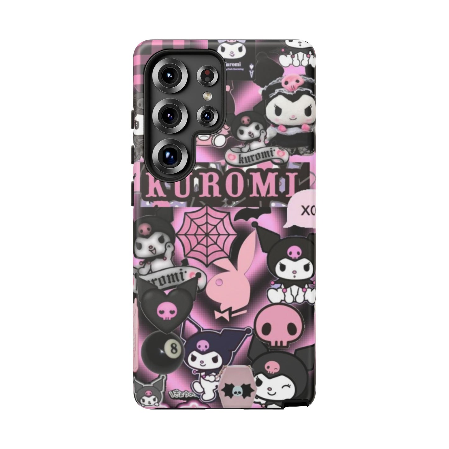 Kuromi Gothic Phone Case, Tough Phone Case Kawaii Phone Cover, Mobile Accessory, Gifts for Her Kuromi back to school, iPhone, Samsung sanrio