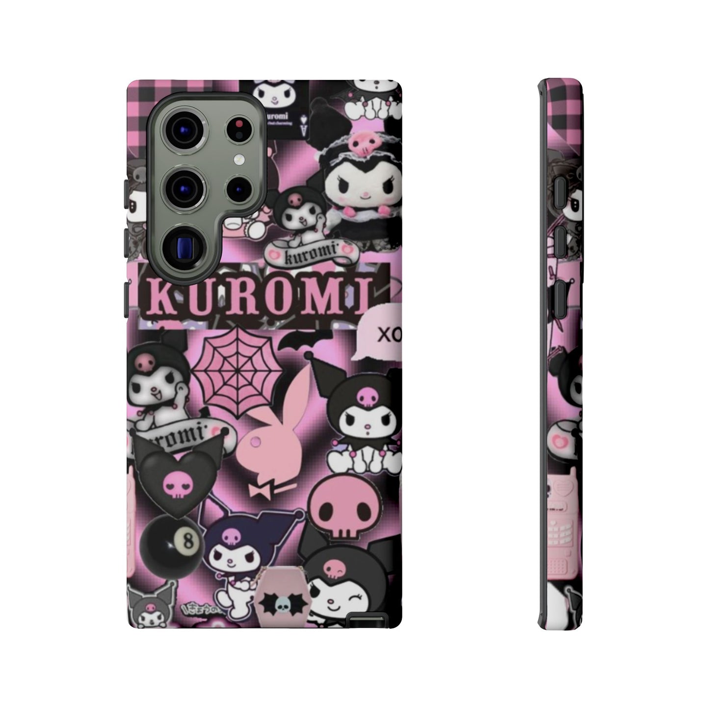 Kuromi Gothic Phone Case, Tough Phone Case Kawaii Phone Cover, Mobile Accessory, Gifts for Her Kuromi back to school, iPhone, Samsung sanrio