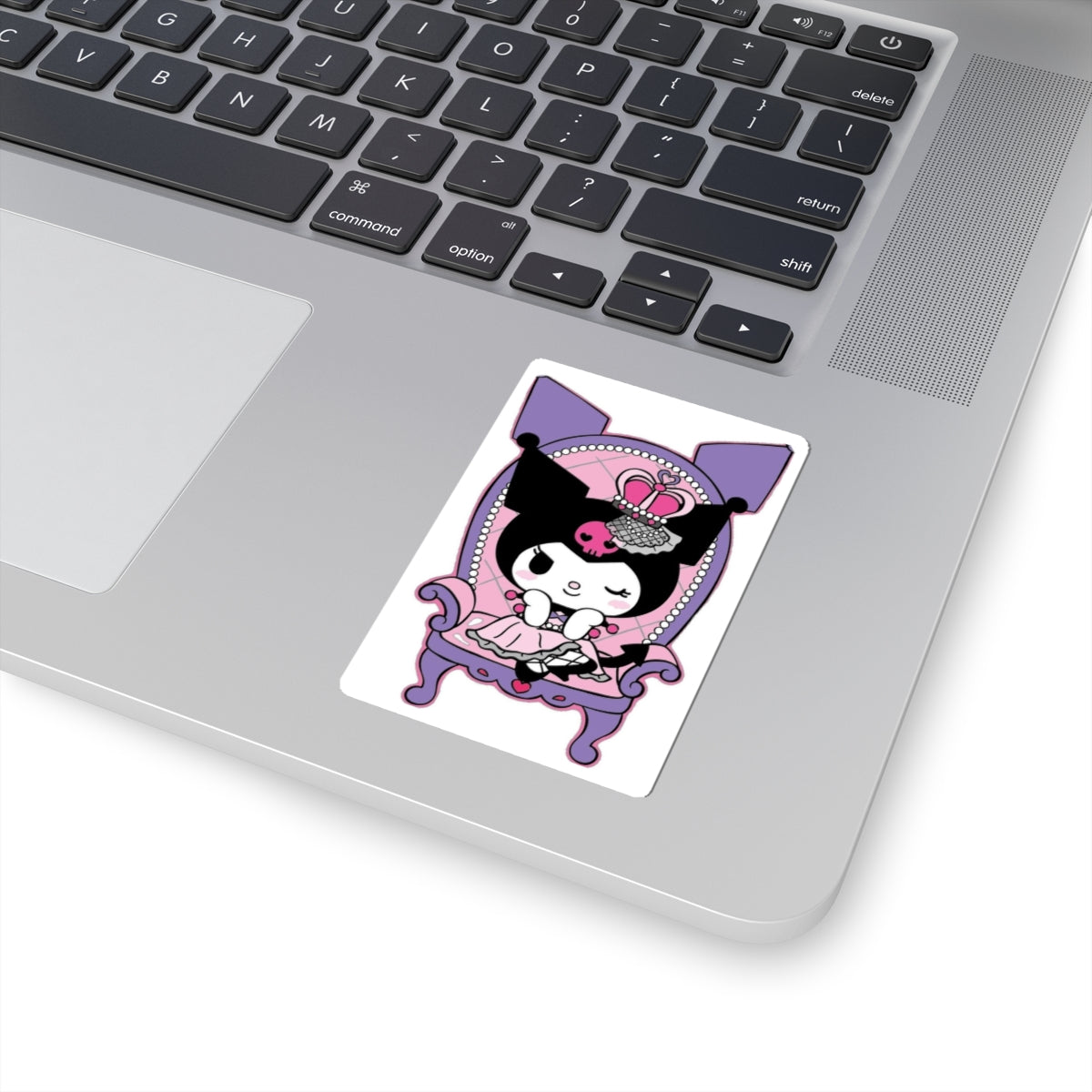 Kuromi Stickers, Purple Laptop Sticker, Kawaii Anime Decal, Cute Japanese Stationery, Gift for Anime Lover, Unique Vinyl Sticker