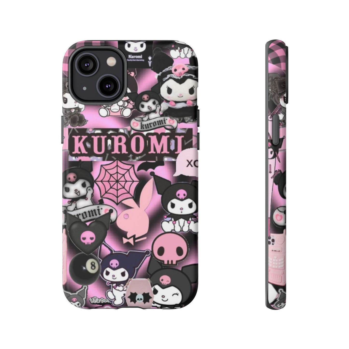 Kuromi Gothic Phone Case, Tough Phone Case Kawaii Phone Cover, Mobile Accessory, Gifts for Her Kuromi back to school, iPhone, Samsung sanrio