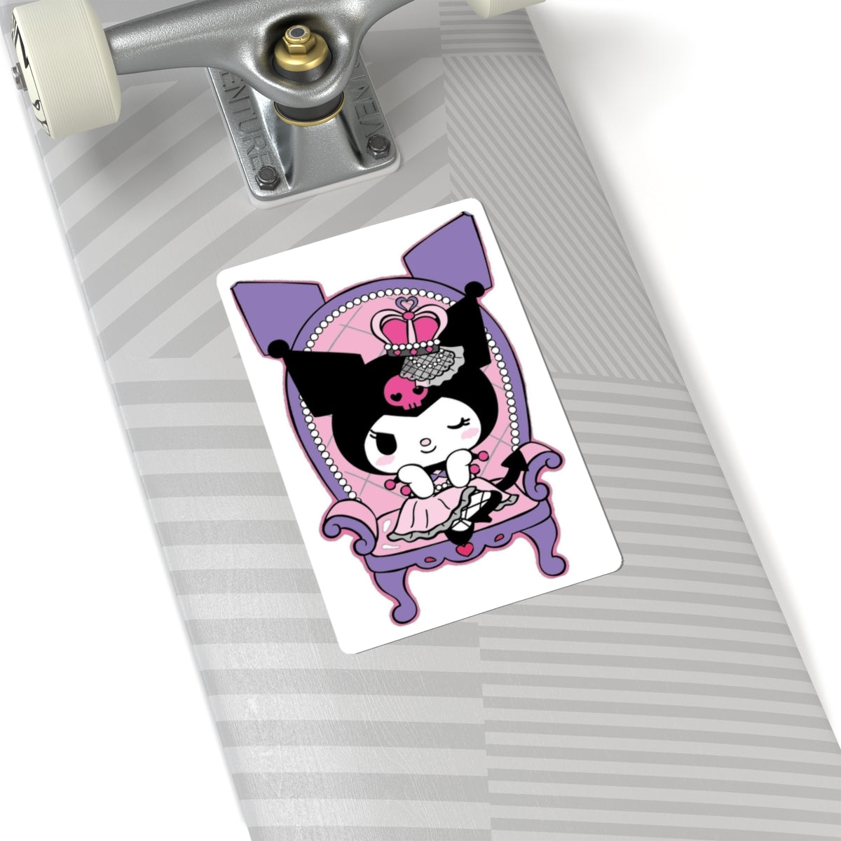 Kuromi Stickers, Purple Laptop Sticker, Kawaii Anime Decal, Cute Japanese Stationery, Gift for Anime Lover, Unique Vinyl Sticker