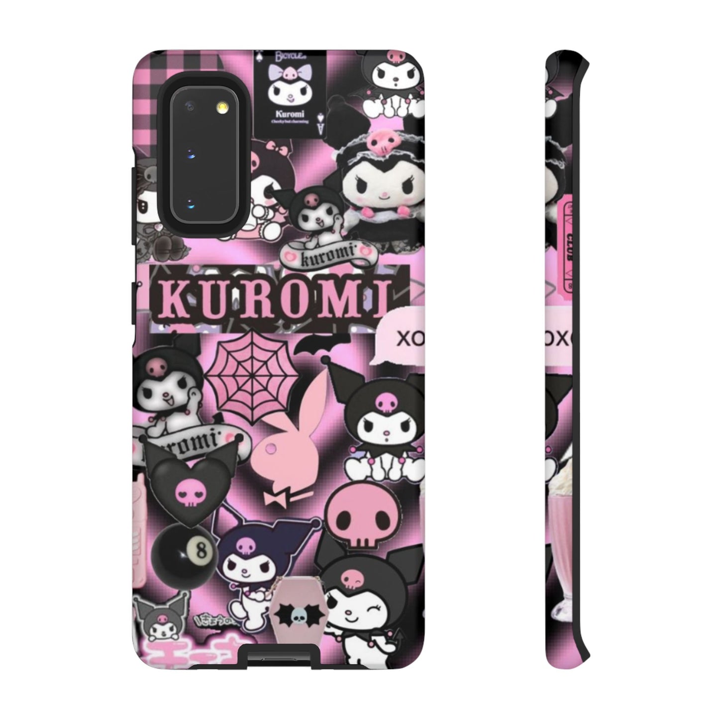 Kuromi Gothic Phone Case, Tough Phone Case Kawaii Phone Cover, Mobile Accessory, Gifts for Her Kuromi back to school, iPhone, Samsung sanrio