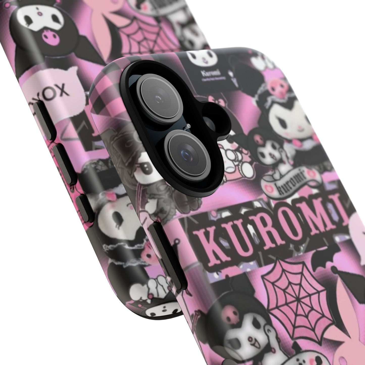 Kuromi Gothic Phone Case, Tough Phone Case Kawaii Phone Cover, Mobile Accessory, Gifts for Her Kuromi back to school, iPhone, Samsung sanrio