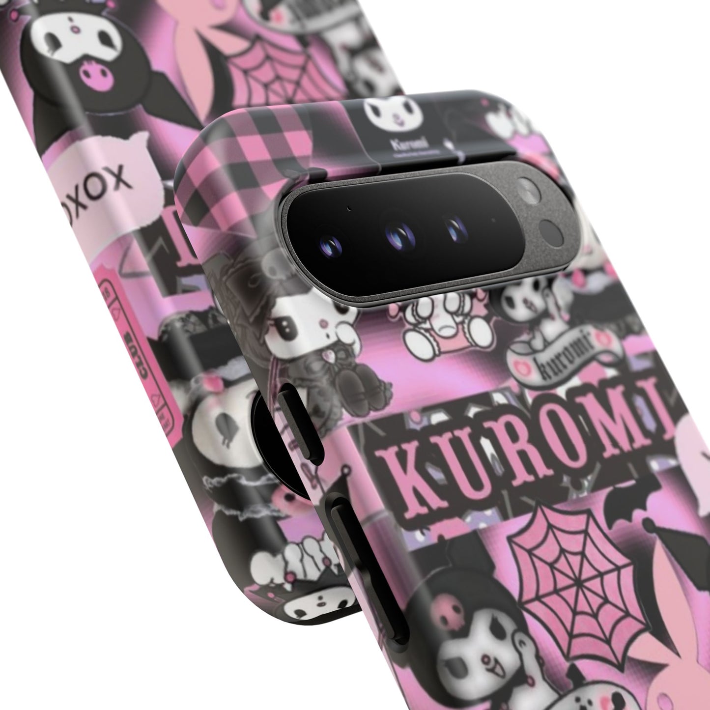 Kuromi Gothic Phone Case, Tough Phone Case Kawaii Phone Cover, Mobile Accessory, Gifts for Her Kuromi back to school, iPhone, Samsung sanrio